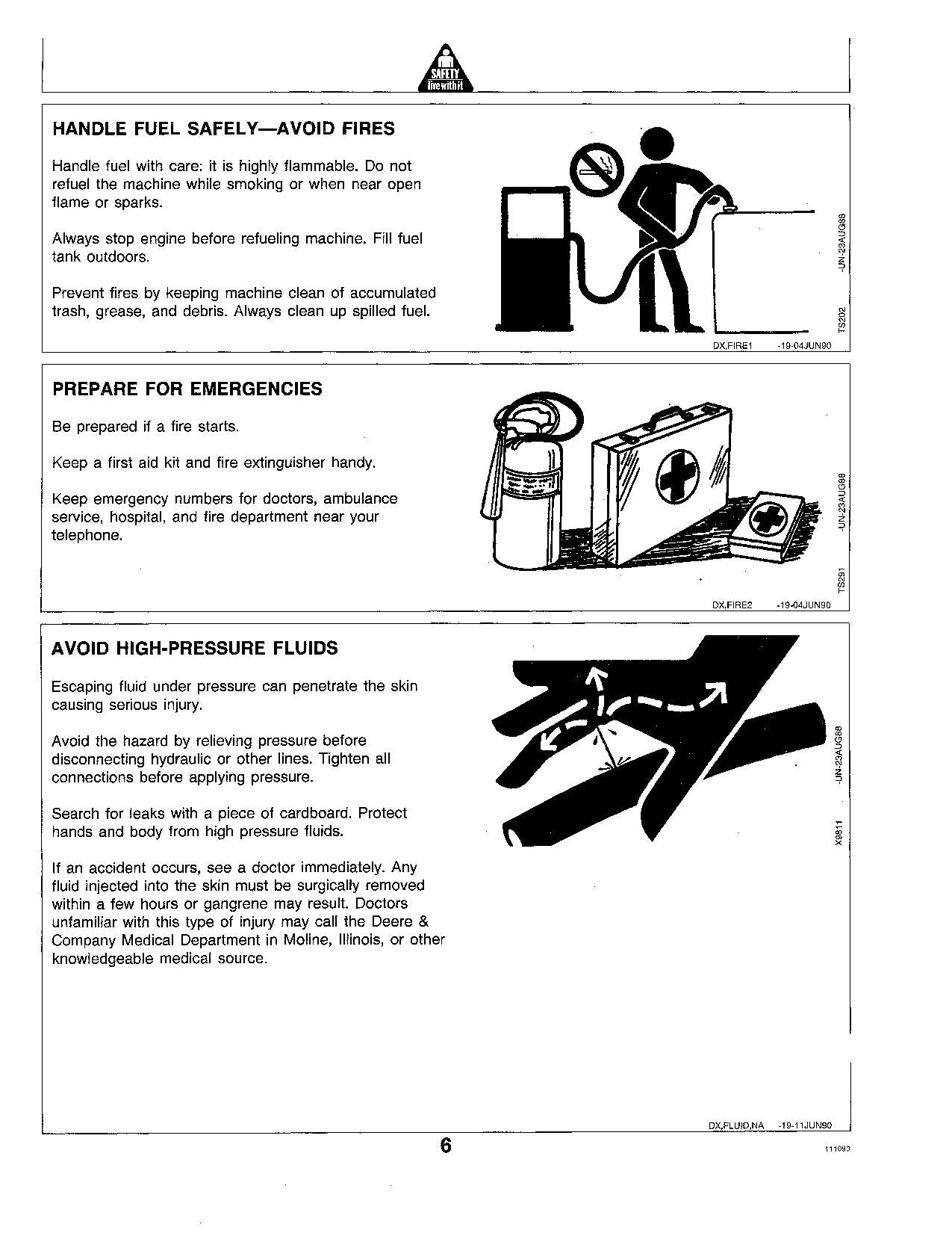 JOHN DEERE 670 770 TRACTOR OPERATORS MANUAL 100001-