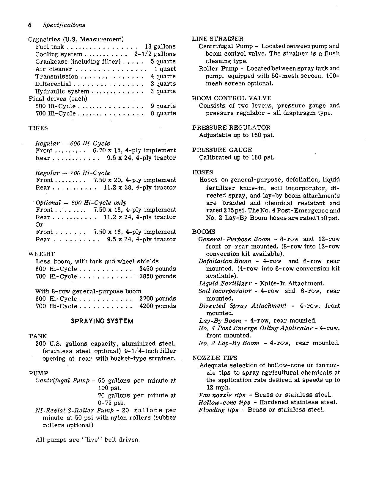 JOHN DEERE 600 700 TRACTOR OPERATORS MANUAL