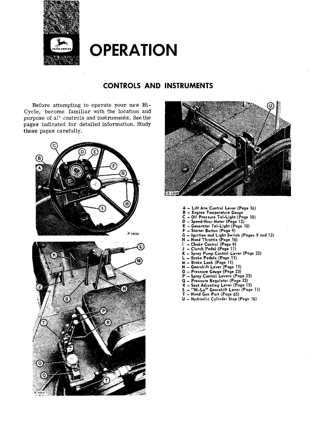 JOHN DEERE 600 700 TRACTOR OPERATORS MANUAL