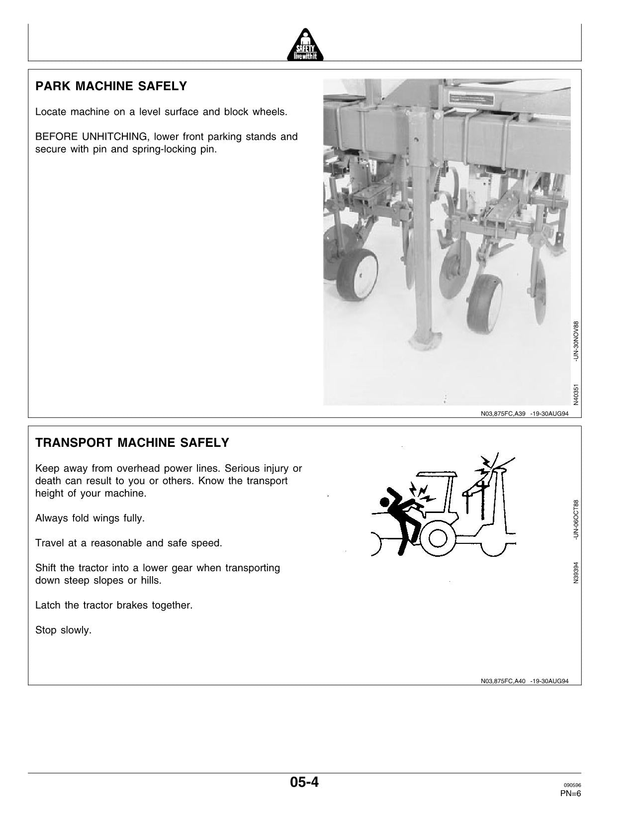 JOHN DEERE 875 4450 8450 4850 4050 4560 4760 4960 4055 TRAKTOR-BETRIEBSHANDBUCH