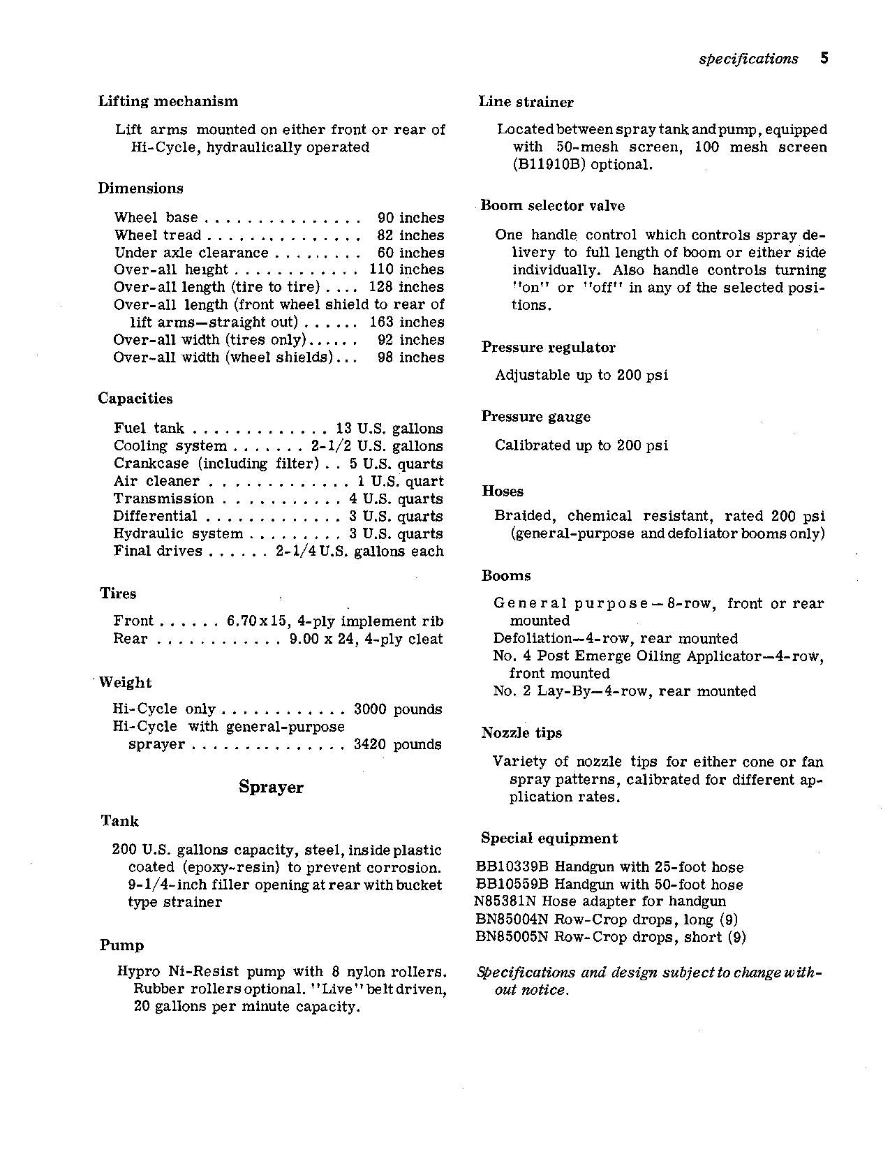 JOHN DEERE 600 TRACTOR OPERATORS MANUAL 000100-000300