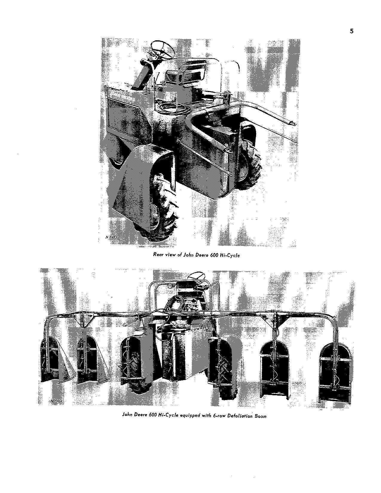 MANUEL D'UTILISATION DU TRACTEUR JOHN DEERE 600 000301-001600