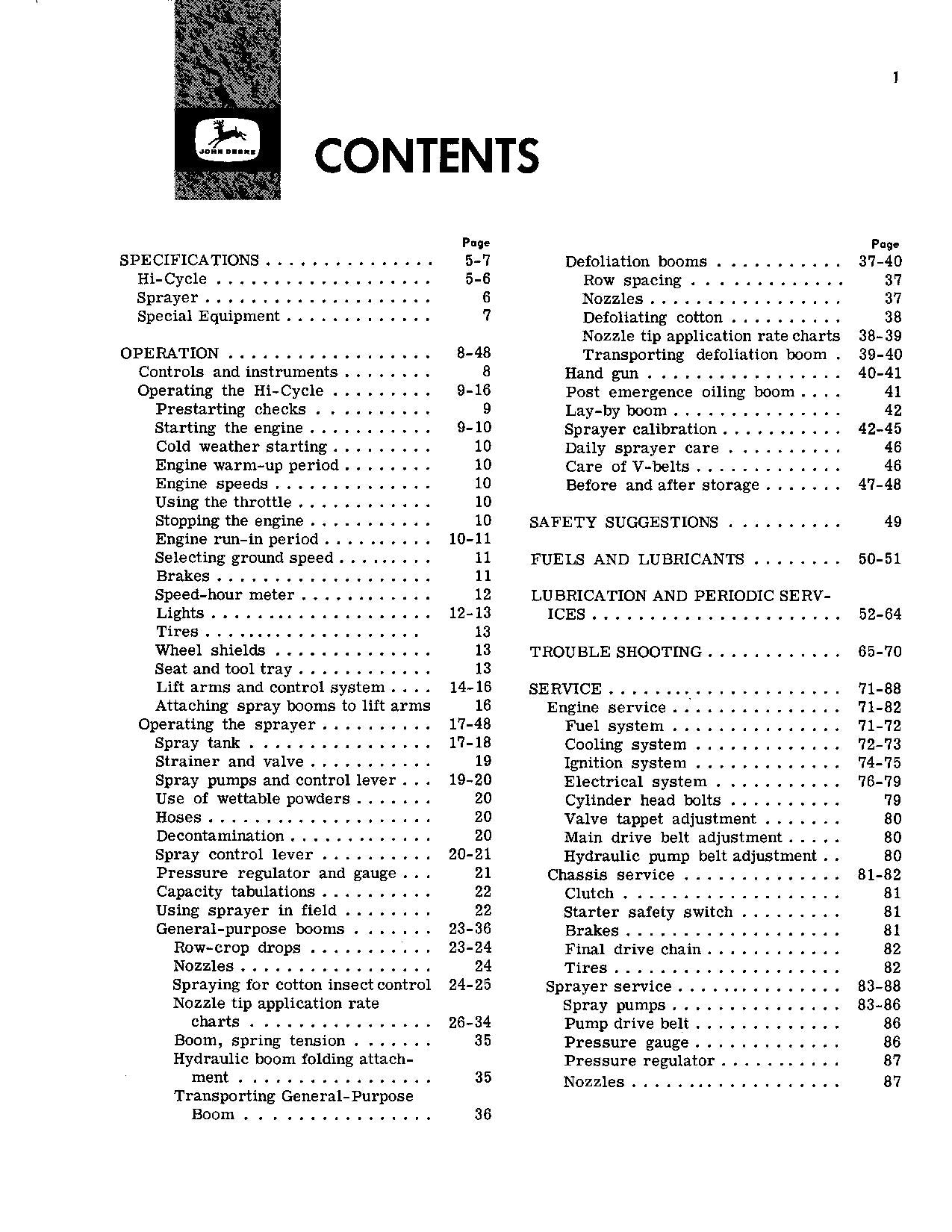 JOHN DEERE 700 TRACTOR OPERATORS MANUAL