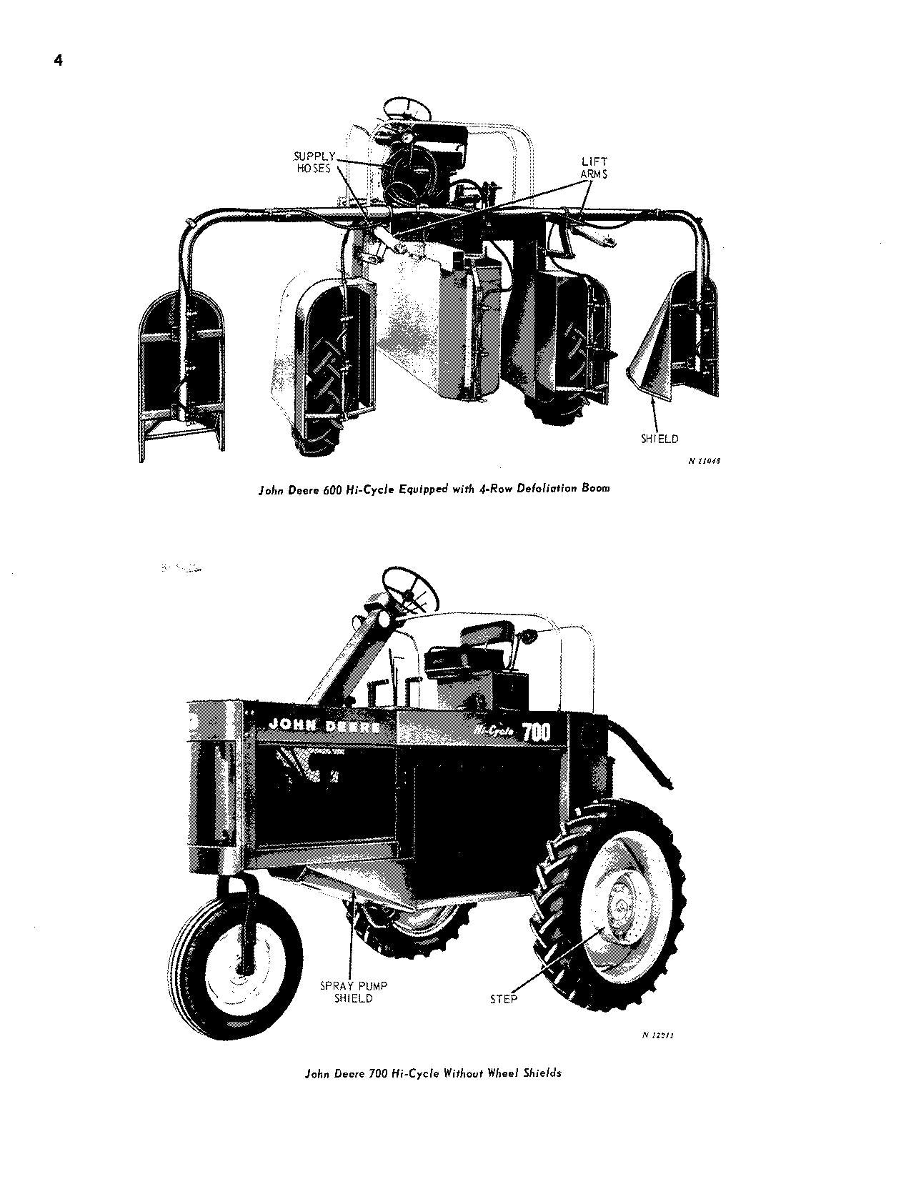 JOHN DEERE 700 TRAKTOR BEDIENUNGSANLEITUNG