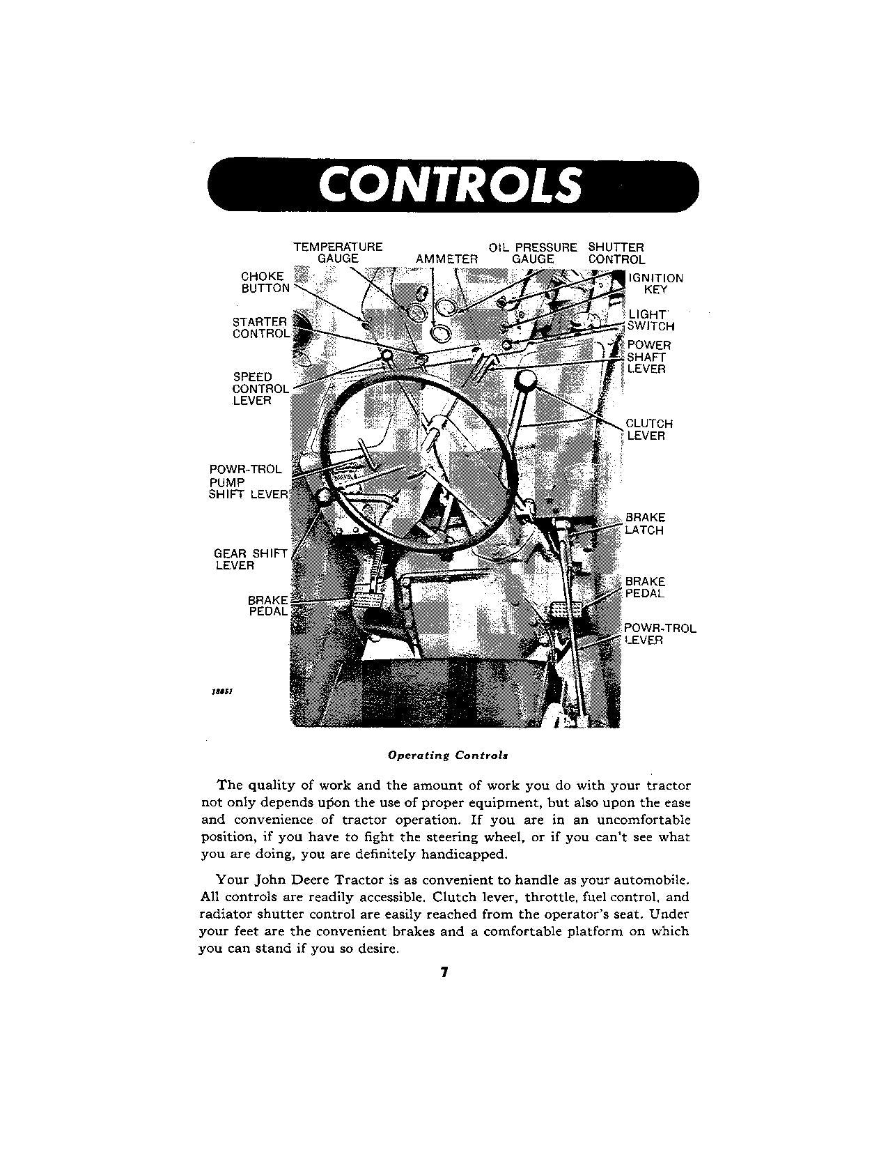 MANUEL D'UTILISATION DU TRACTEUR JOHN DEERE AO AR 272000-