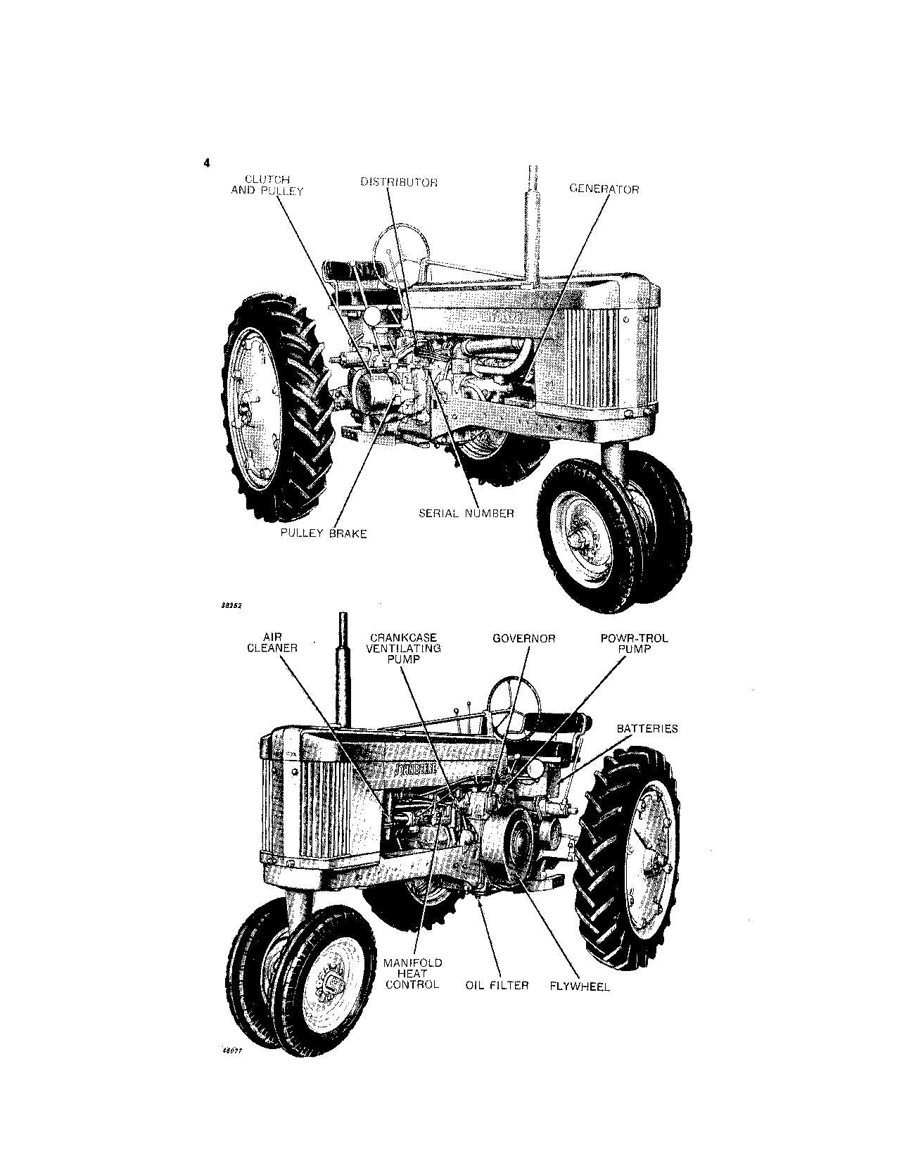 MANUEL D'UTILISATION DU TRACTEUR JOHN DEERE 50 SN500001-