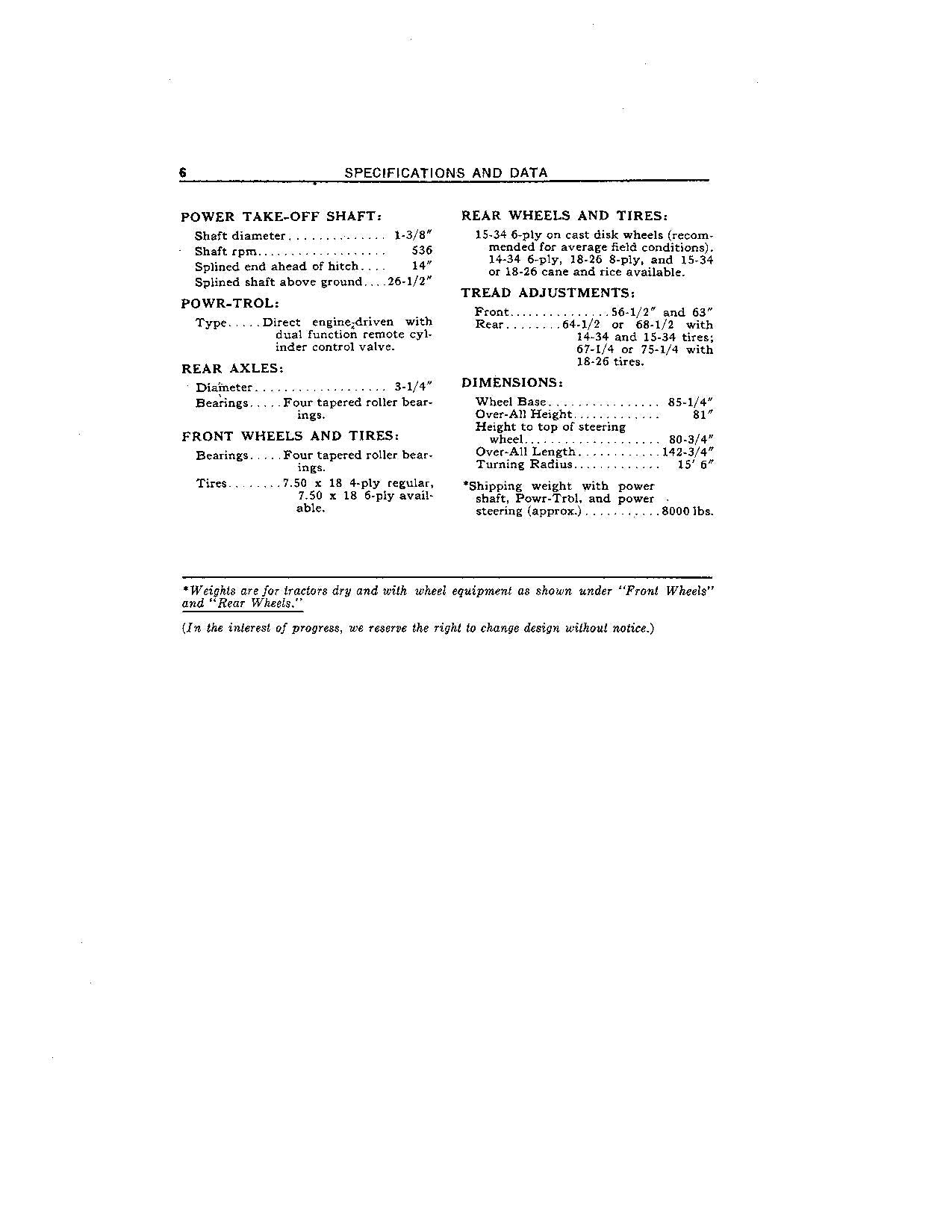 JOHN DEERE 80 TRACTOR OPERATORS MANUAL