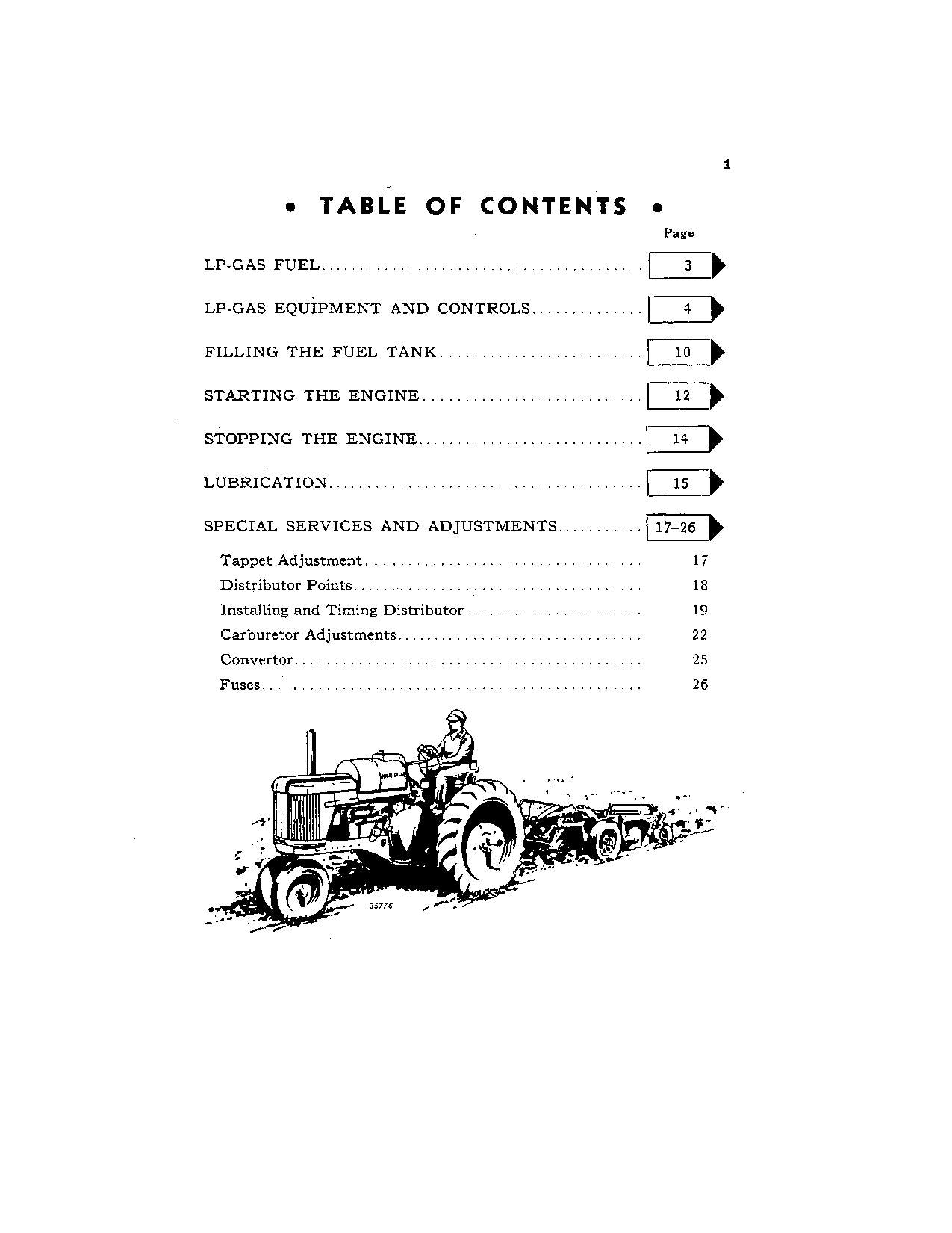 JOHN DEERE 50 TRACTOR OPERATORS MANUAL 500001-