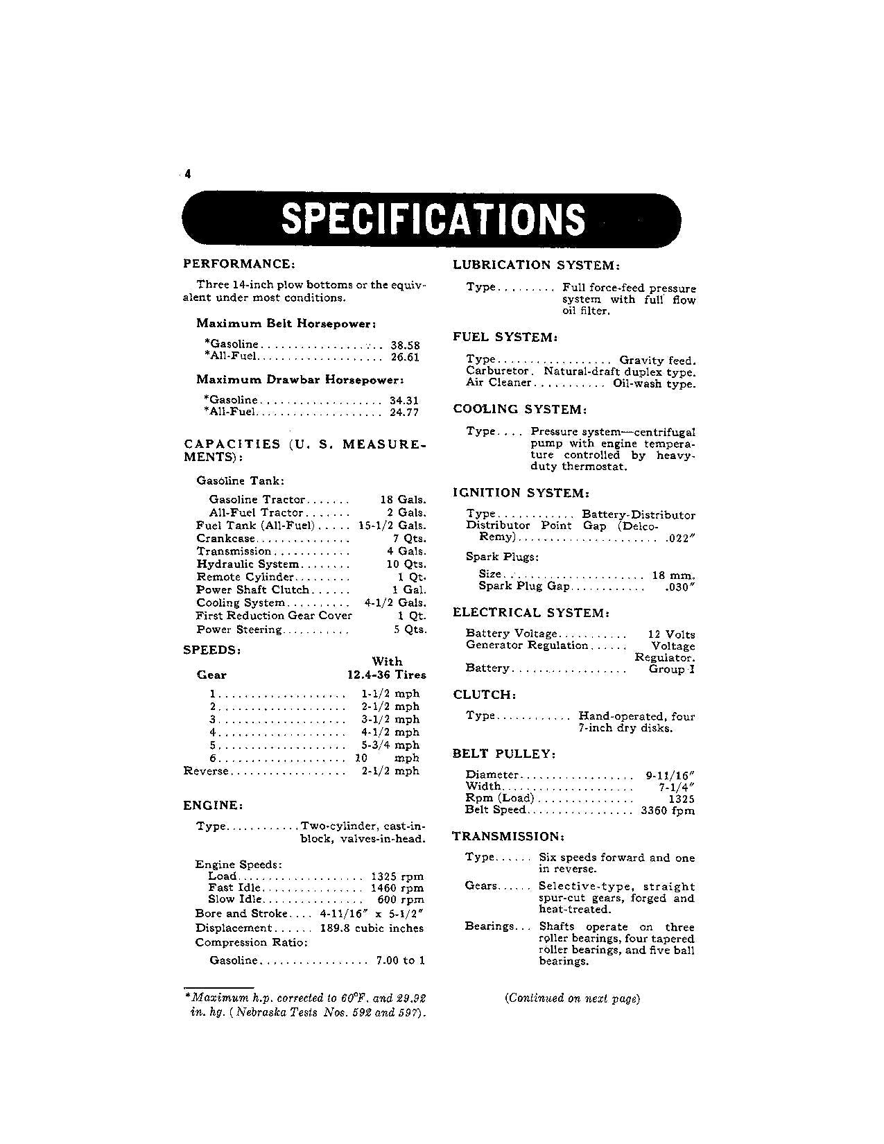 JOHN DEERE 520 TRACTOR OPERATORS MANUAL 5200000-5208099