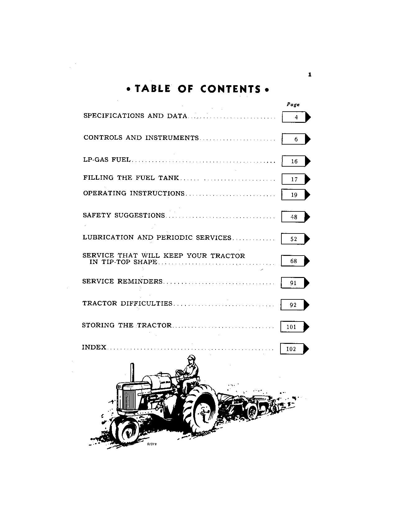 JOHN DEERE 520 TRAKTOR BEDIENUNGSANLEITUNG SN5200000-5208099