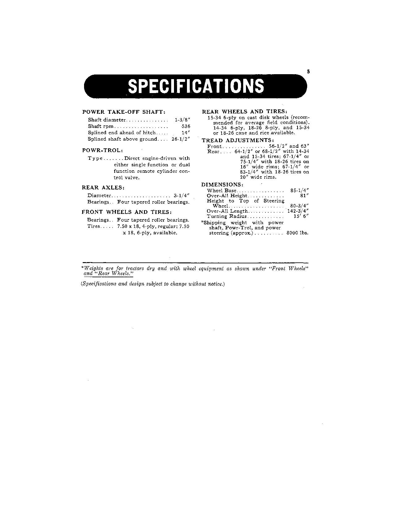 JOHN DEERE 820 TRACTOR OPERATORS MANUAL  8200000-8203099