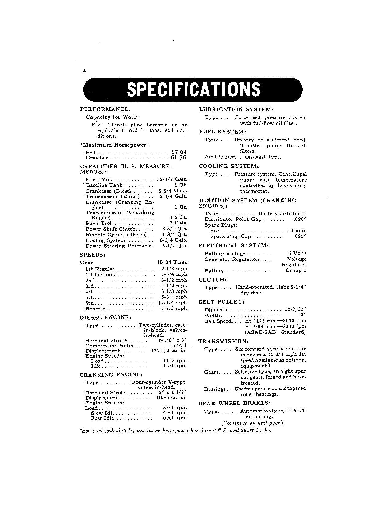 JOHN DEERE 820 TRACTOR OPERATORS MANUAL  8200000-8203099