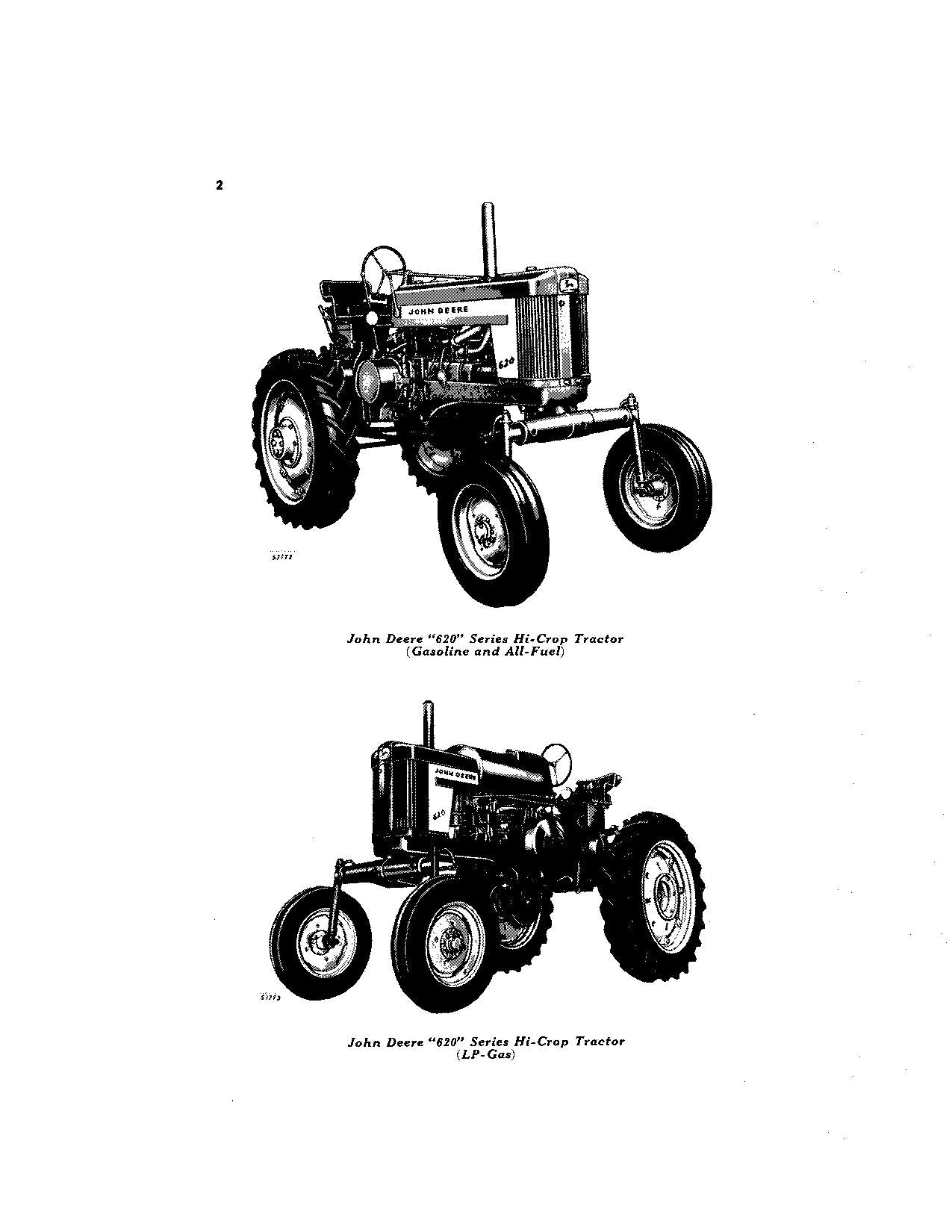 JOHN DEERE 620 TRACTOR OPERATORS MANUAL NORTH AMERICA EDITION