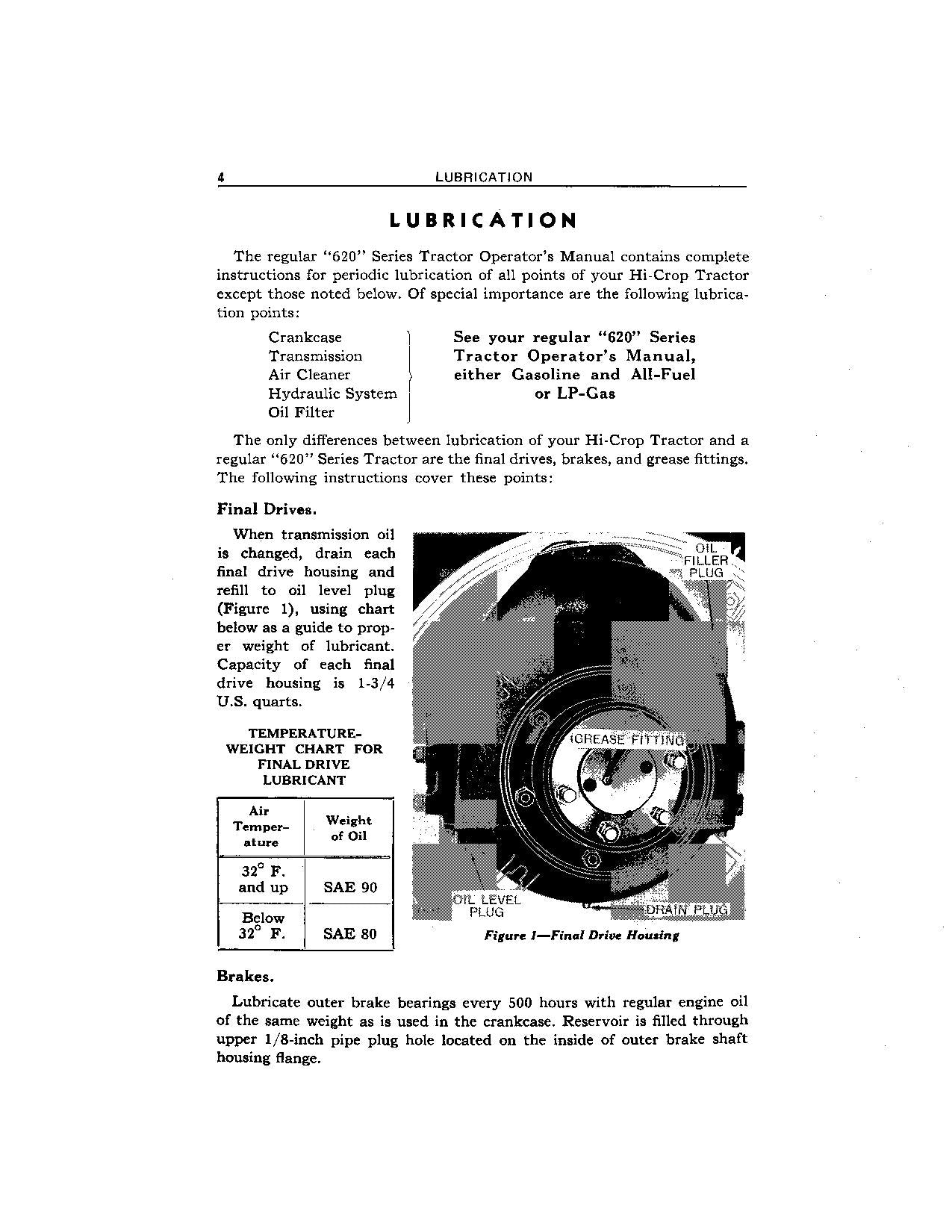 JOHN DEERE 620 TRACTOR OPERATORS MANUAL NORTH AMERICA EDITION