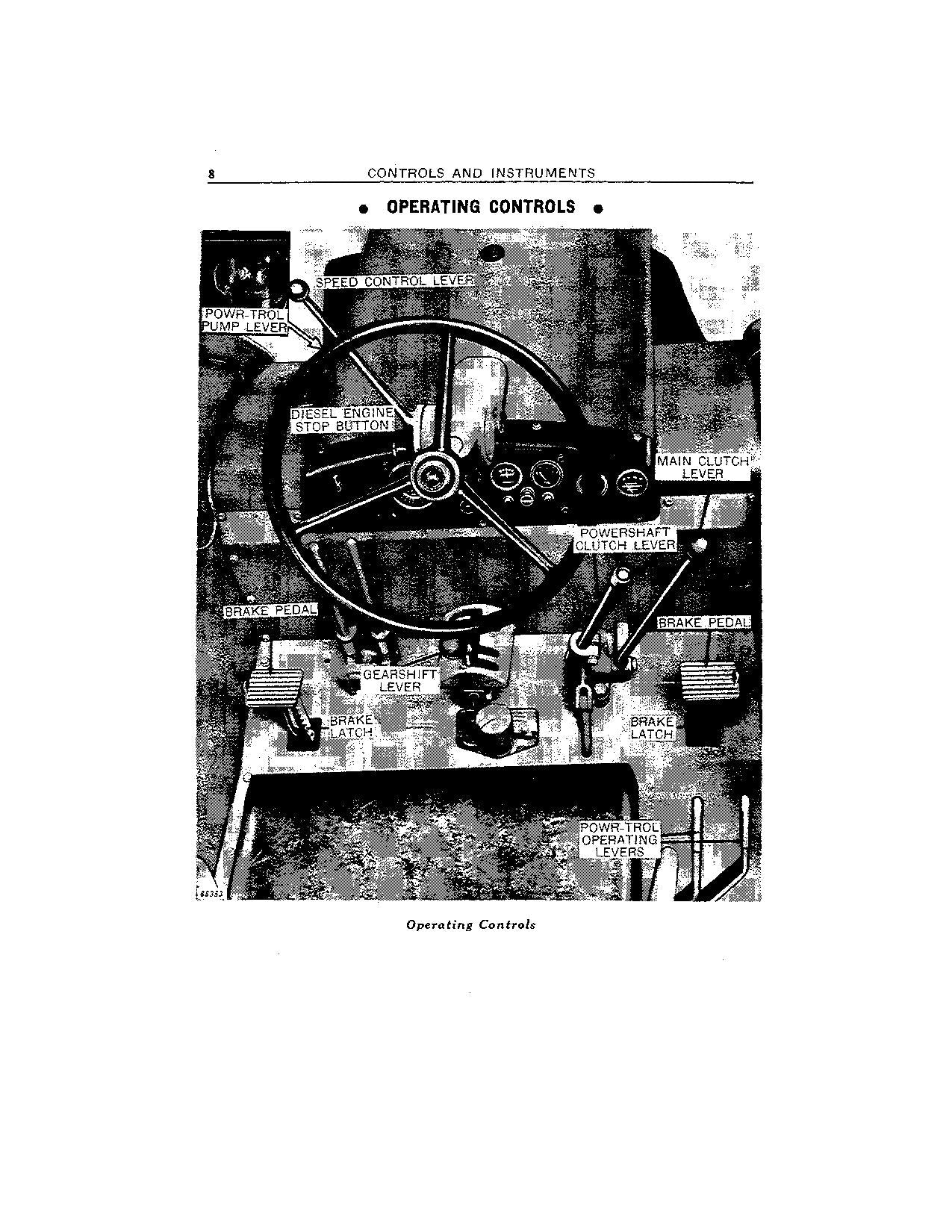 JOHN DEERE 830 TRACTOR OPERATORS MANUAL SER. N. 8300000-