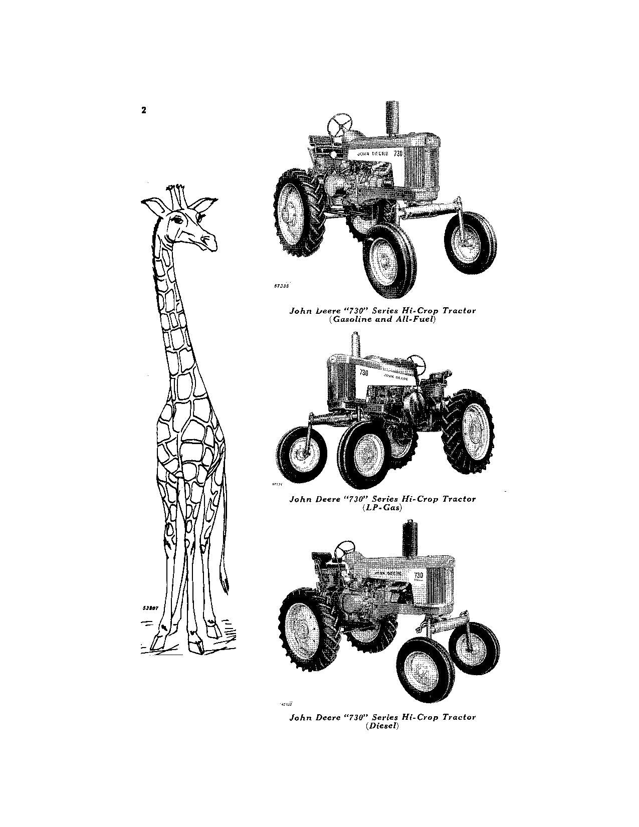 JOHN DEERE 730 TRACTOR OPERATORS MANUAL NORTH AMERICA EDITION