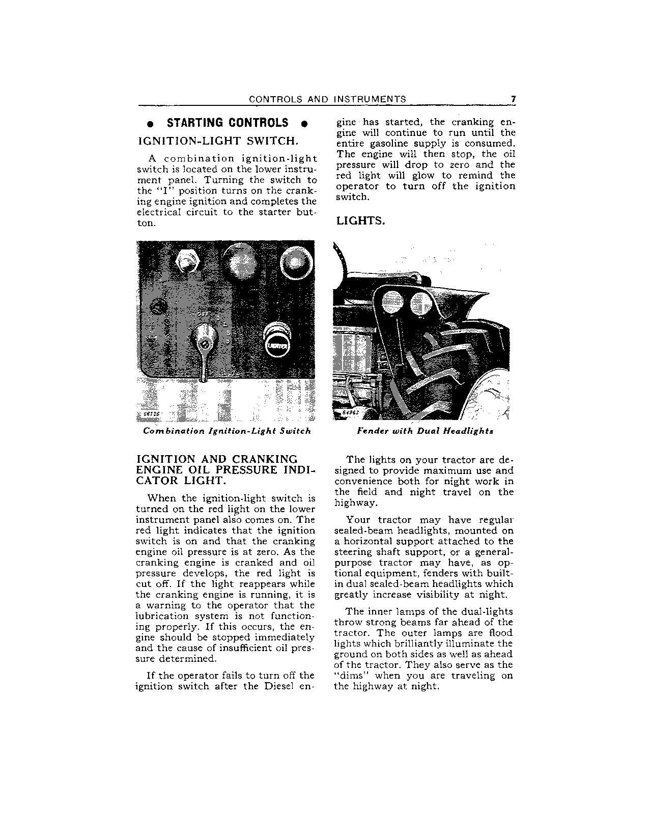 JOHN DEERE 730 TRACTOR OPERATORS MANUAL NORTH AMERICA