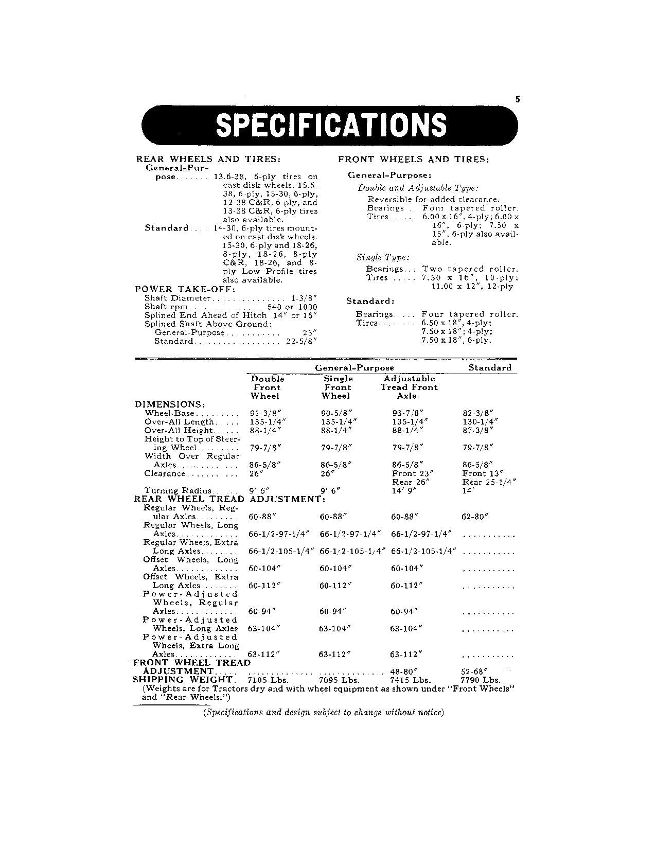 JOHN DEERE 730 TRACTOR OPERATORS MANUAL NORTH AMERICA