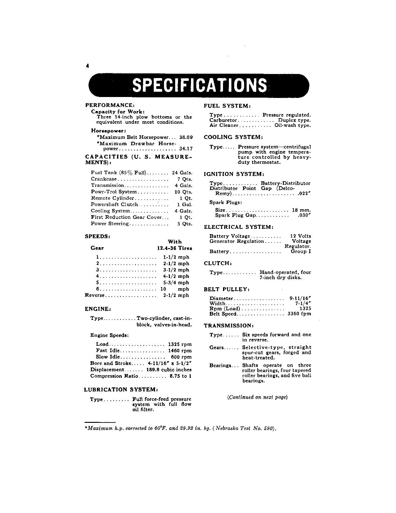 JOHN DEERE 530 TRACTOR LP-GAS OPERATORS MANUAL