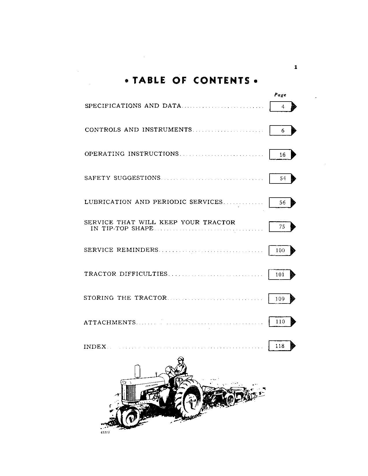 JOHN DEERE 630 TRACTOR OPERATORS MANUAL OMR20718