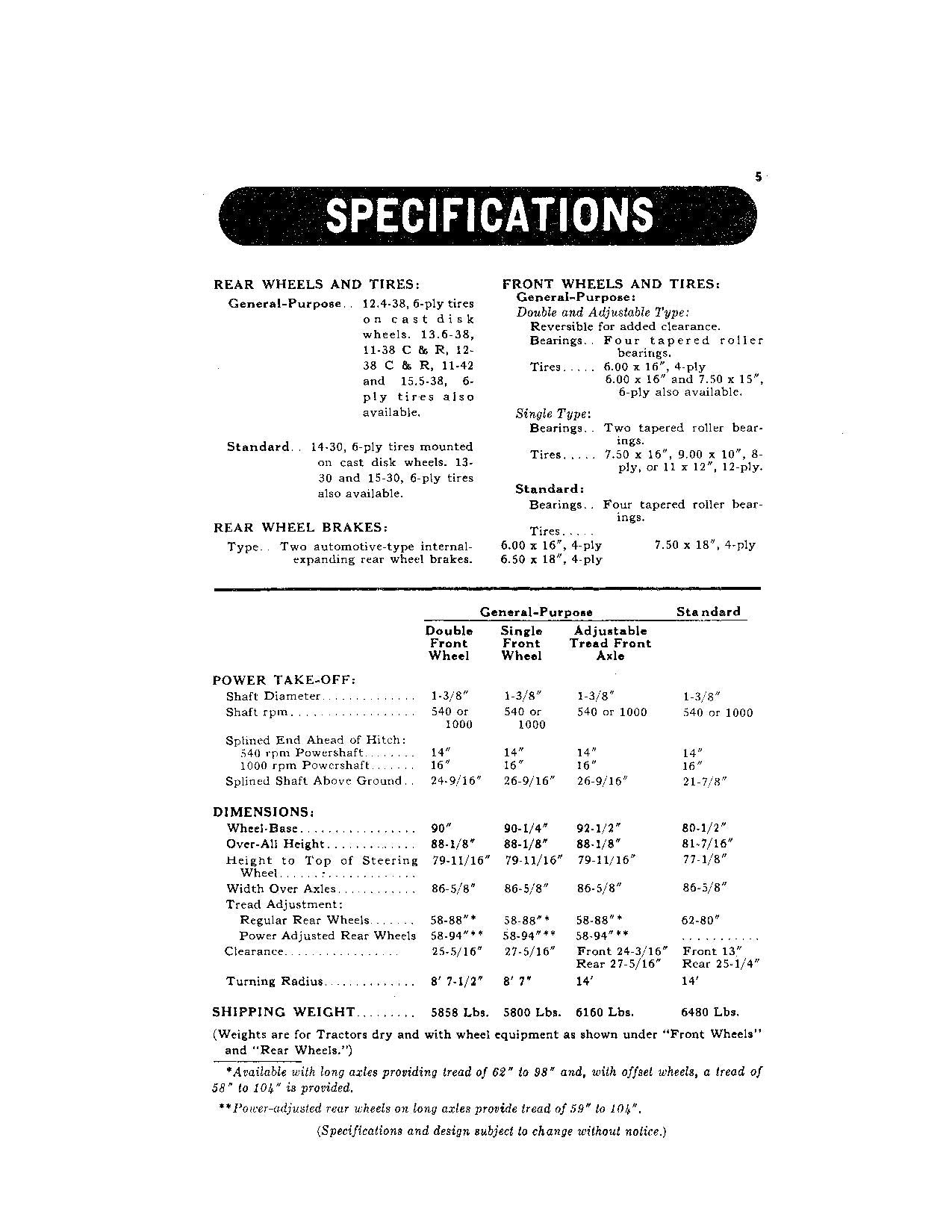 JOHN DEERE 630 TRACTOR OPERATORS MANUAL OMR20718