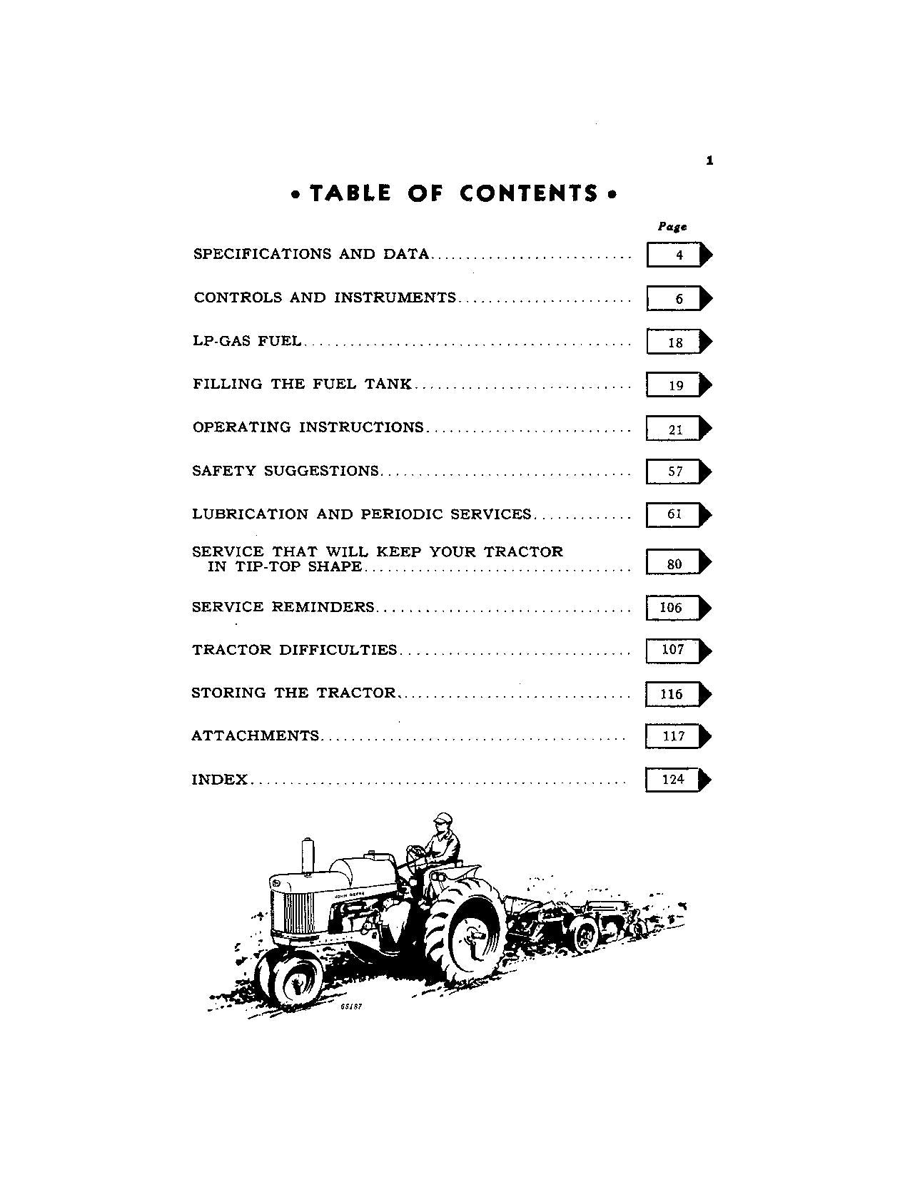 JOHN DEERE 630 TRACTOR OPERATORS MANUAL NORTH AMERICA