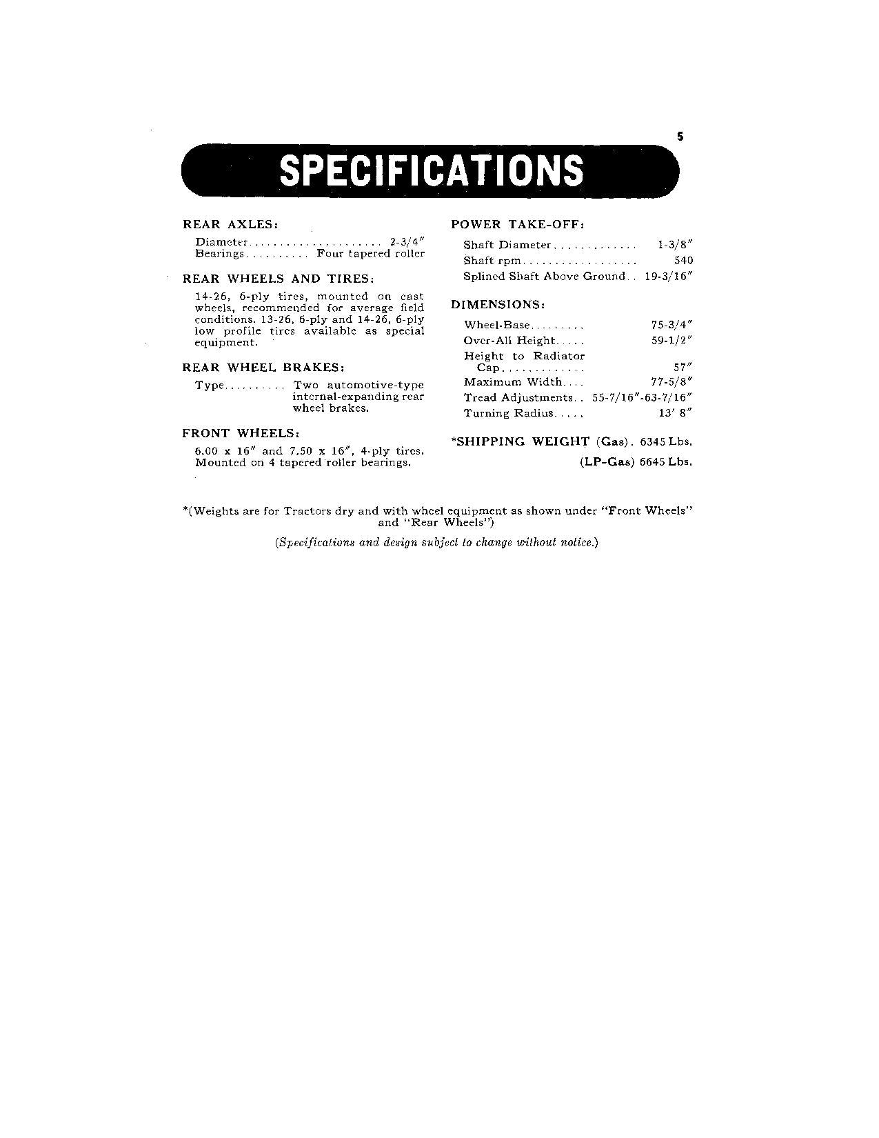 JOHN DEERE 620 TRACTOR OPERATORS MANUAL NORTH AMERICA