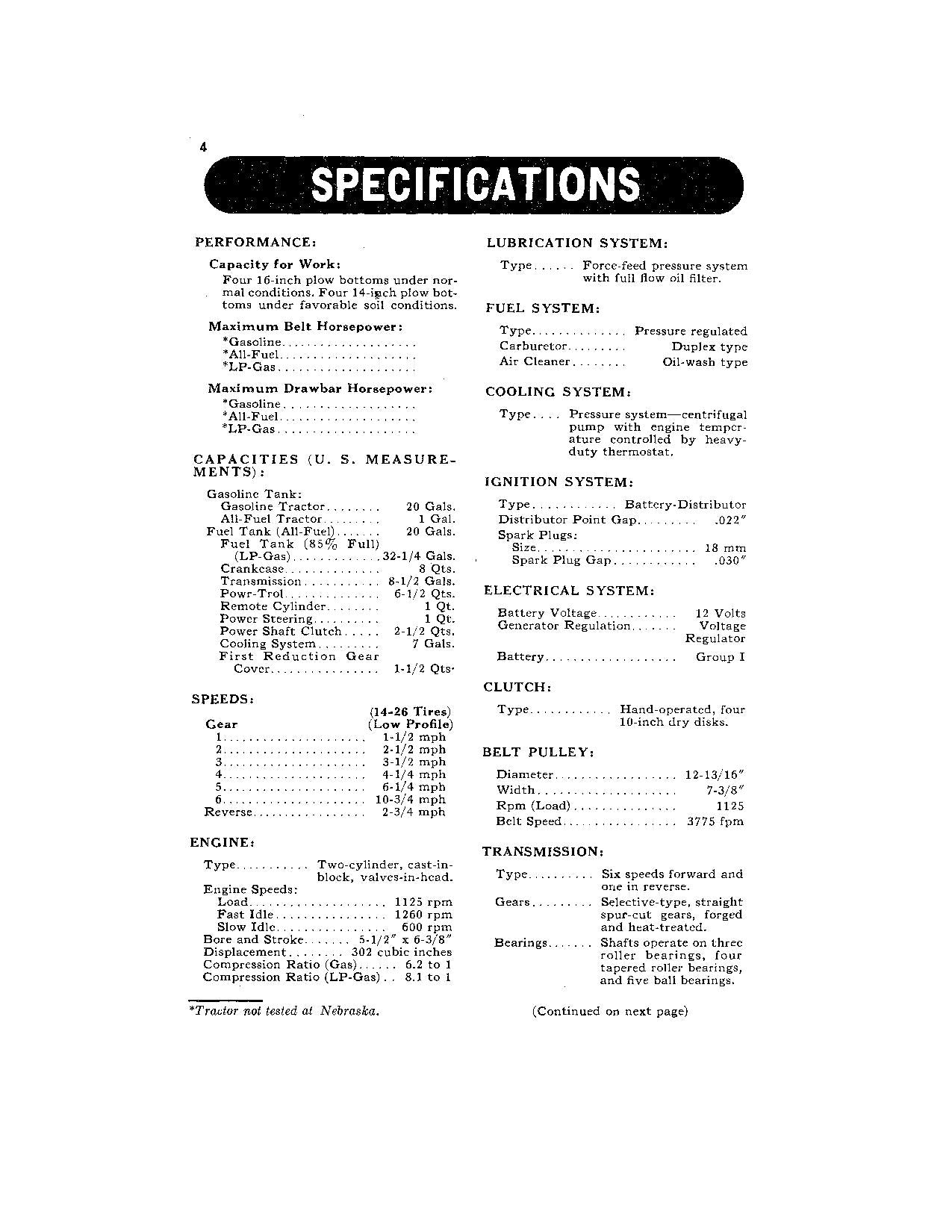 JOHN DEERE 620 TRACTOR OPERATORS MANUAL NORTH AMERICA