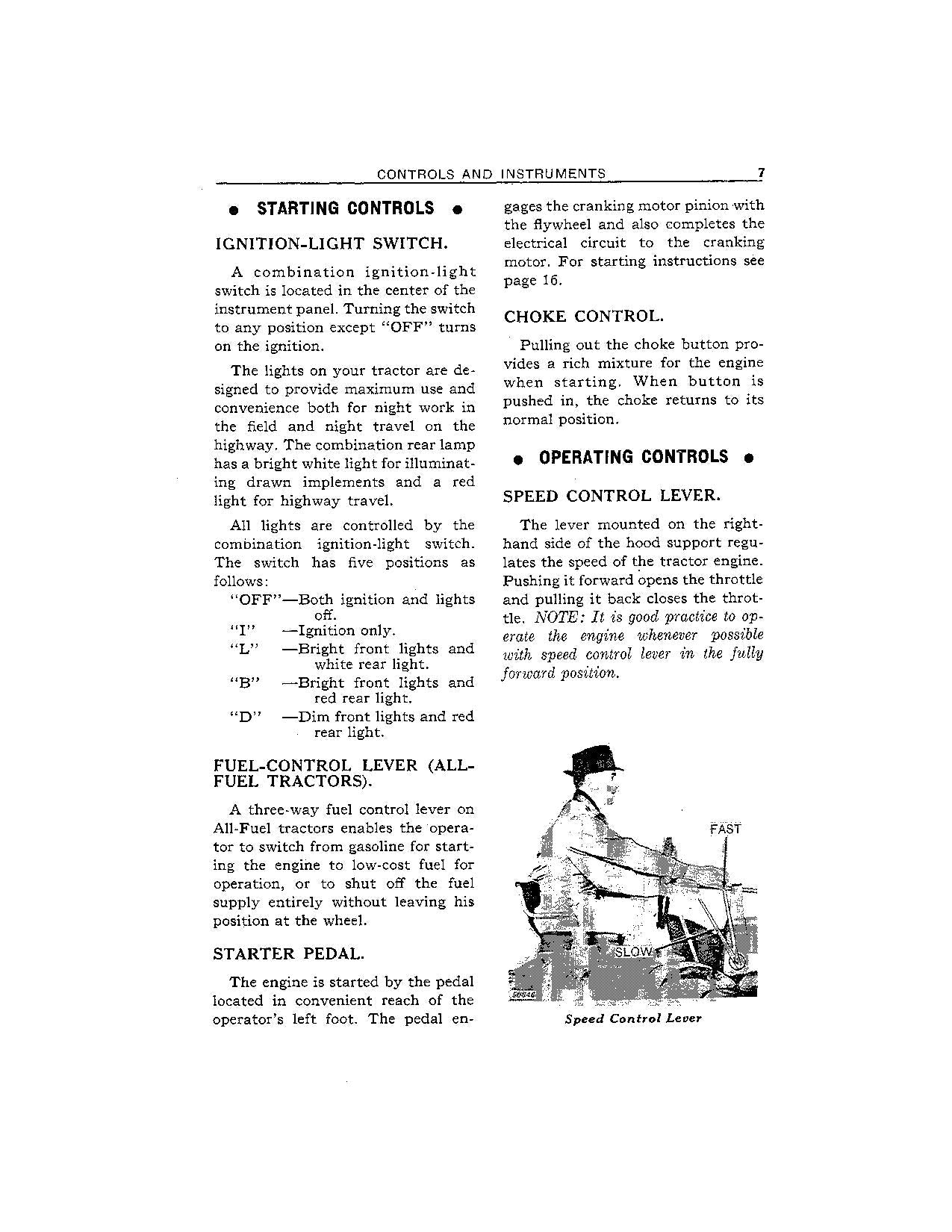 JOHN DEERE 520 TRACTOR GAS OPERATORS MANUAL