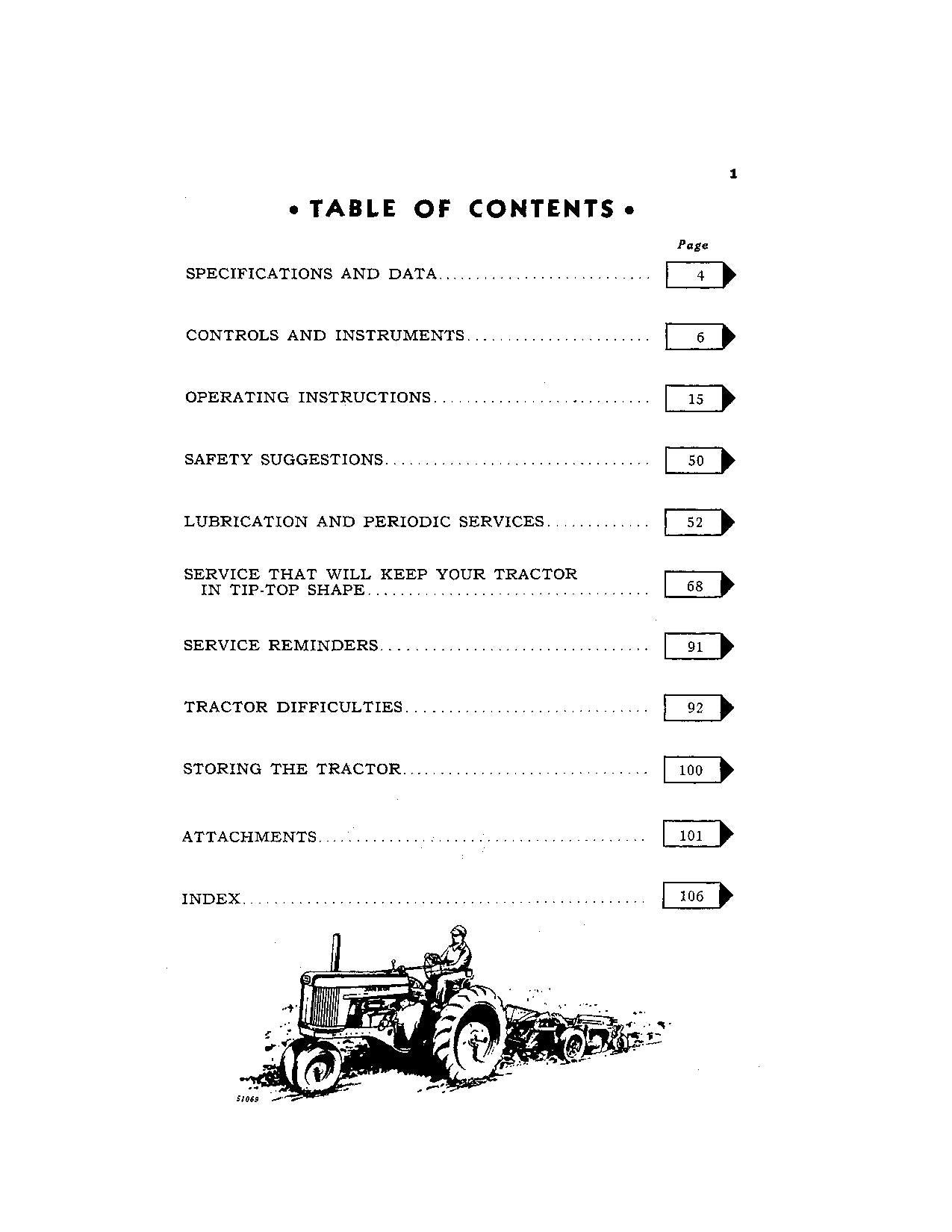 JOHN DEERE 520 TRAKTOR GAS BEDIENUNGSANLEITUNG