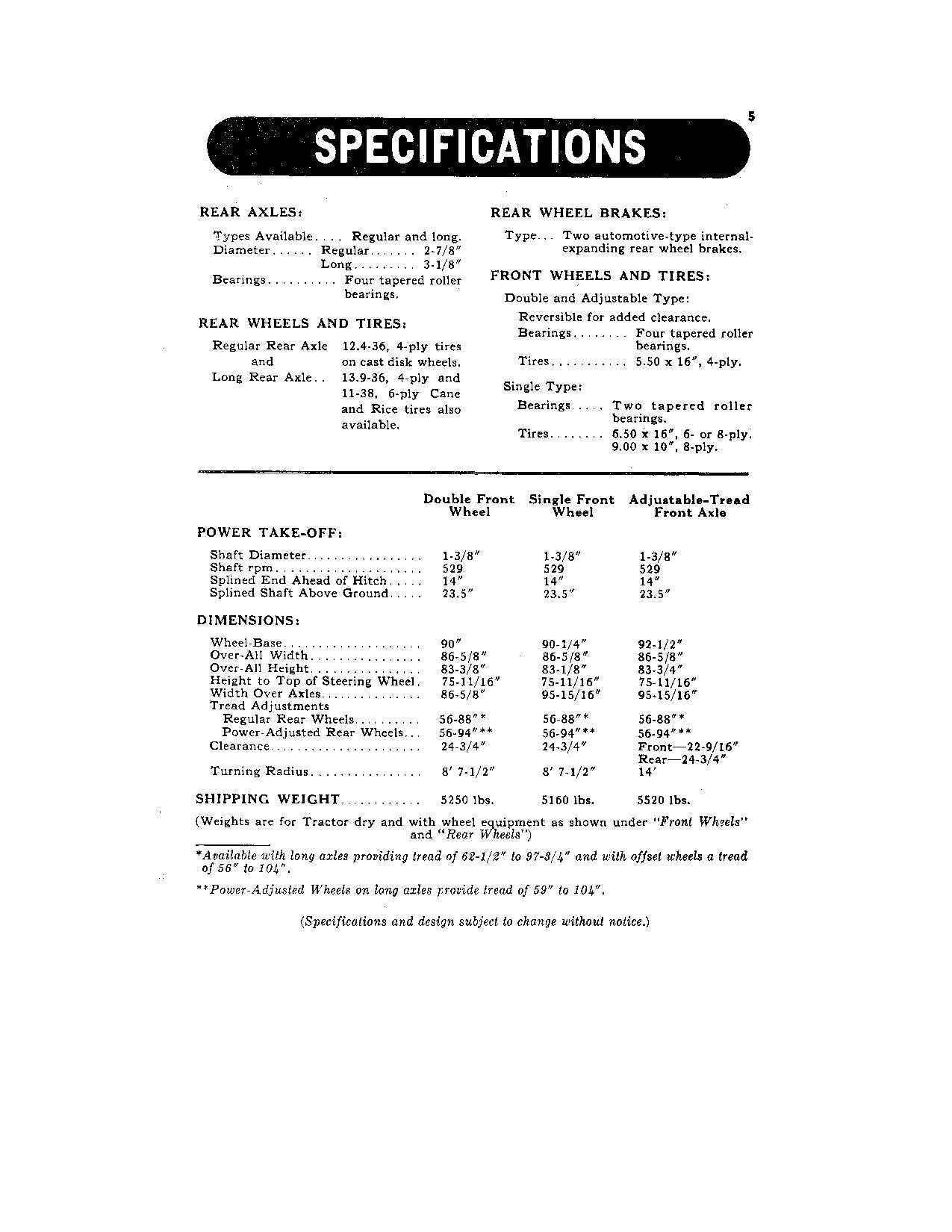 JOHN DEERE 520 TRACTOR LP-GAS OPERATORS MANUAL