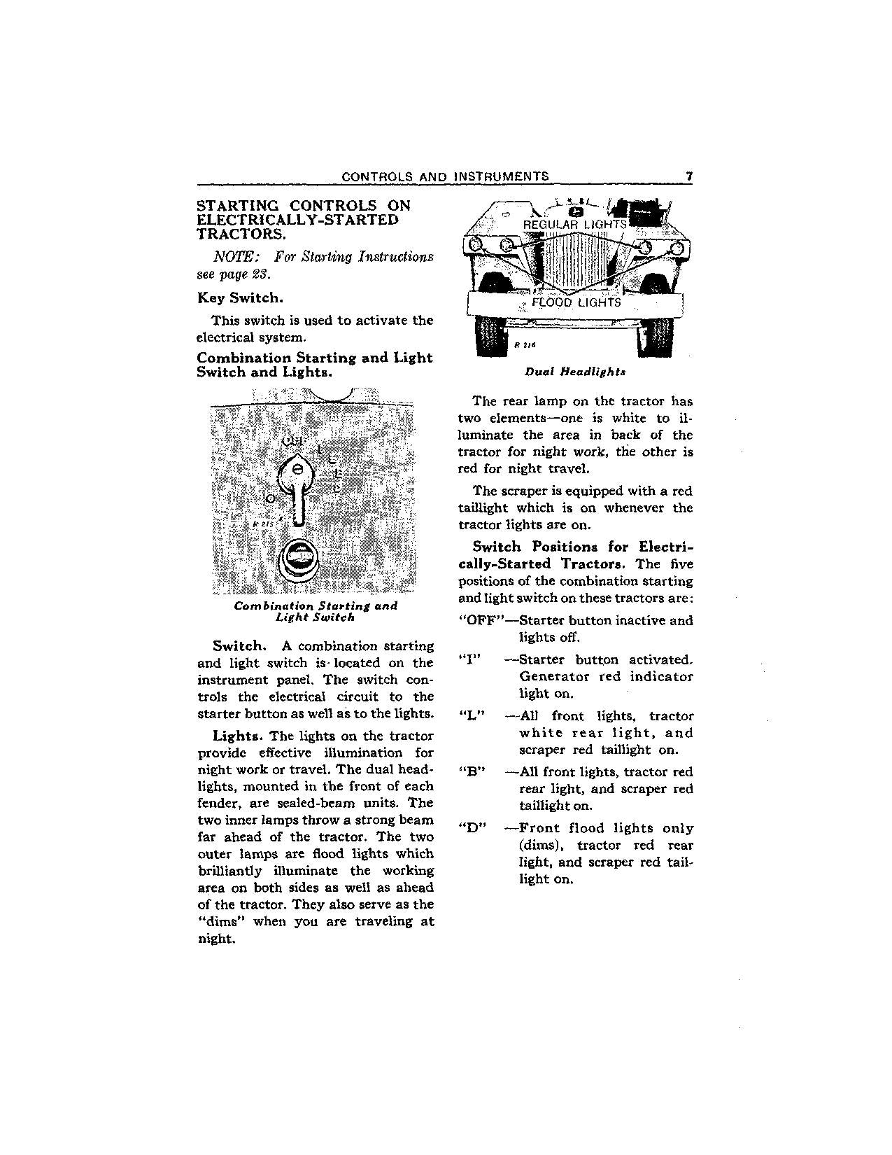 JOHN DEERE 840 TRACTOR OPERATORS MANUAL