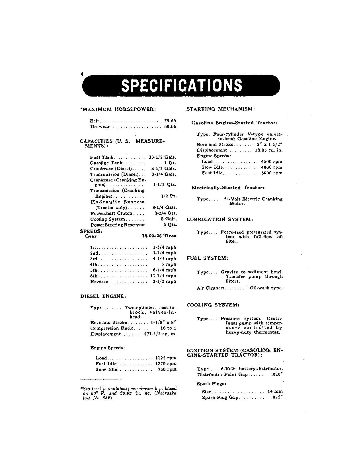 JOHN DEERE 840 TRACTOR OPERATORS MANUAL