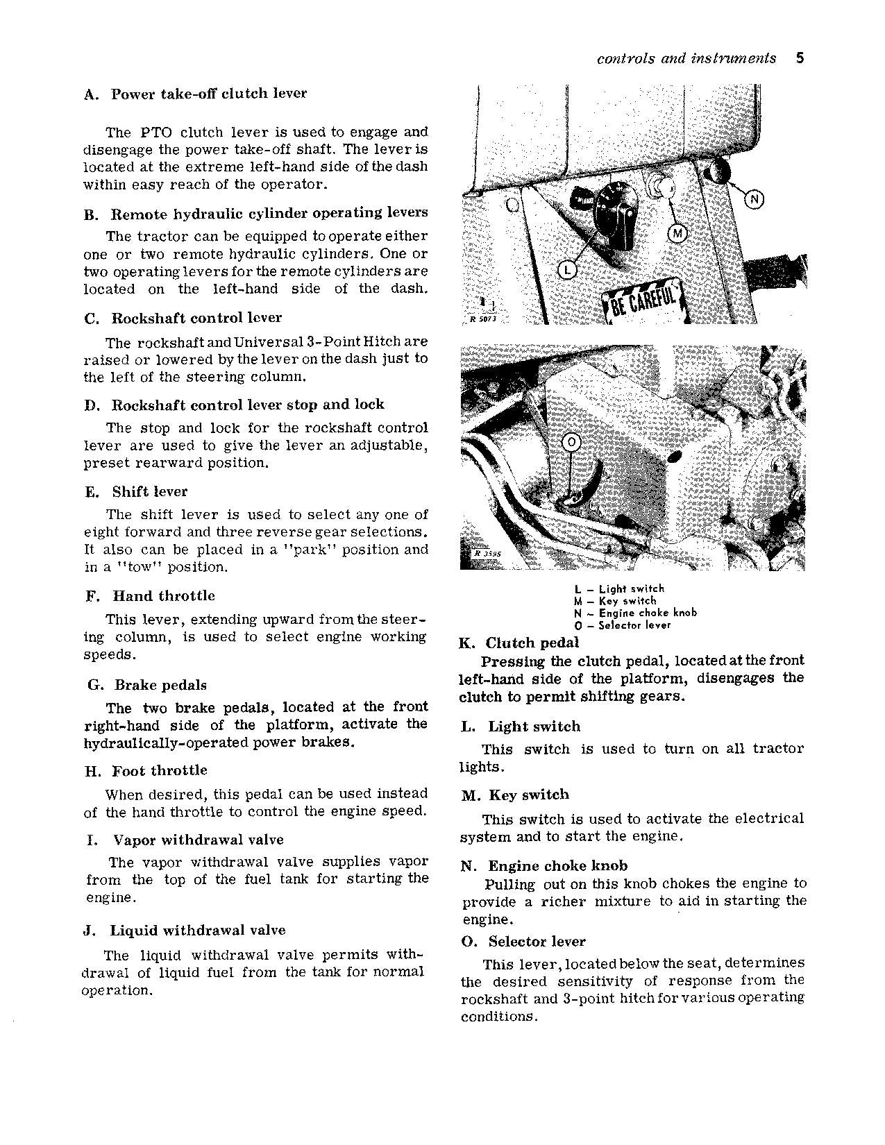 JOHN DEERE 3010 LP-GAS TRACTOR OPERATORS MANUAL NORTH AMERICA EDITION