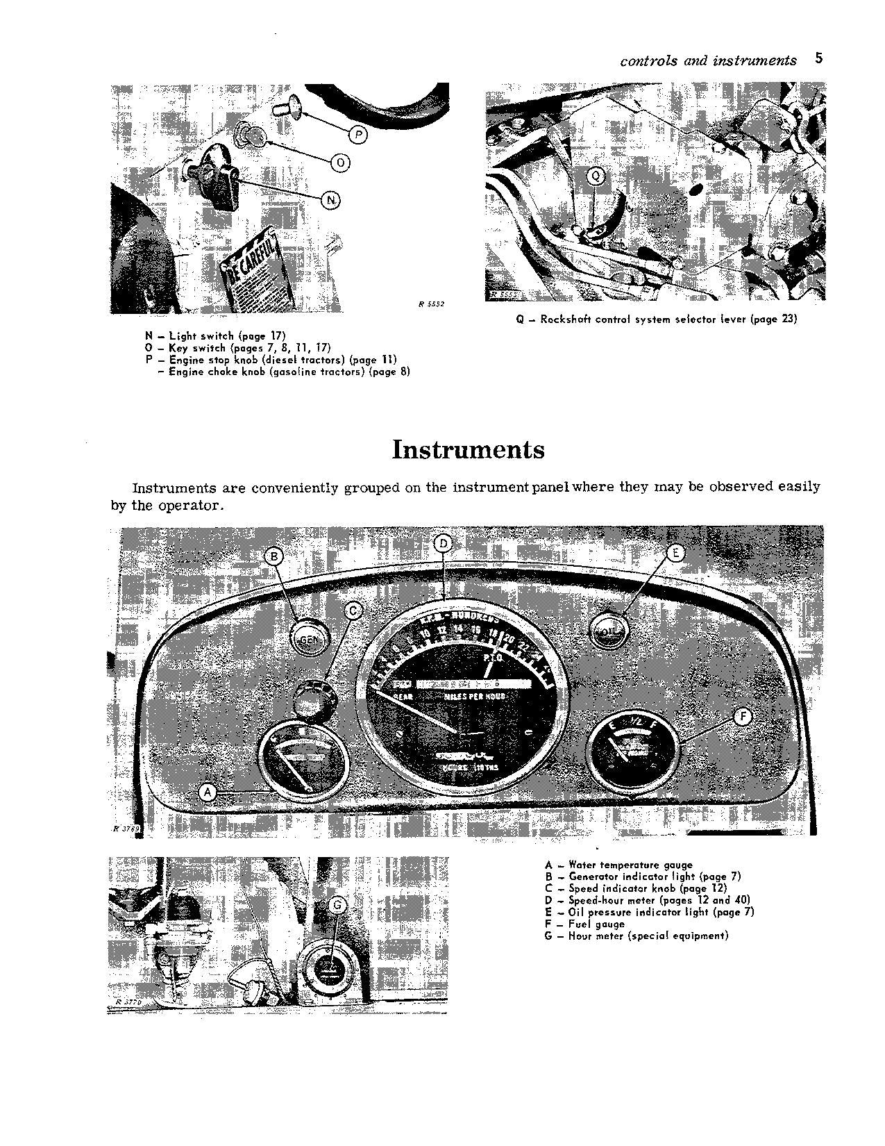 MANUEL D'UTILISATION DU TRACTEUR JOHN DEERE 3010 OMR30590