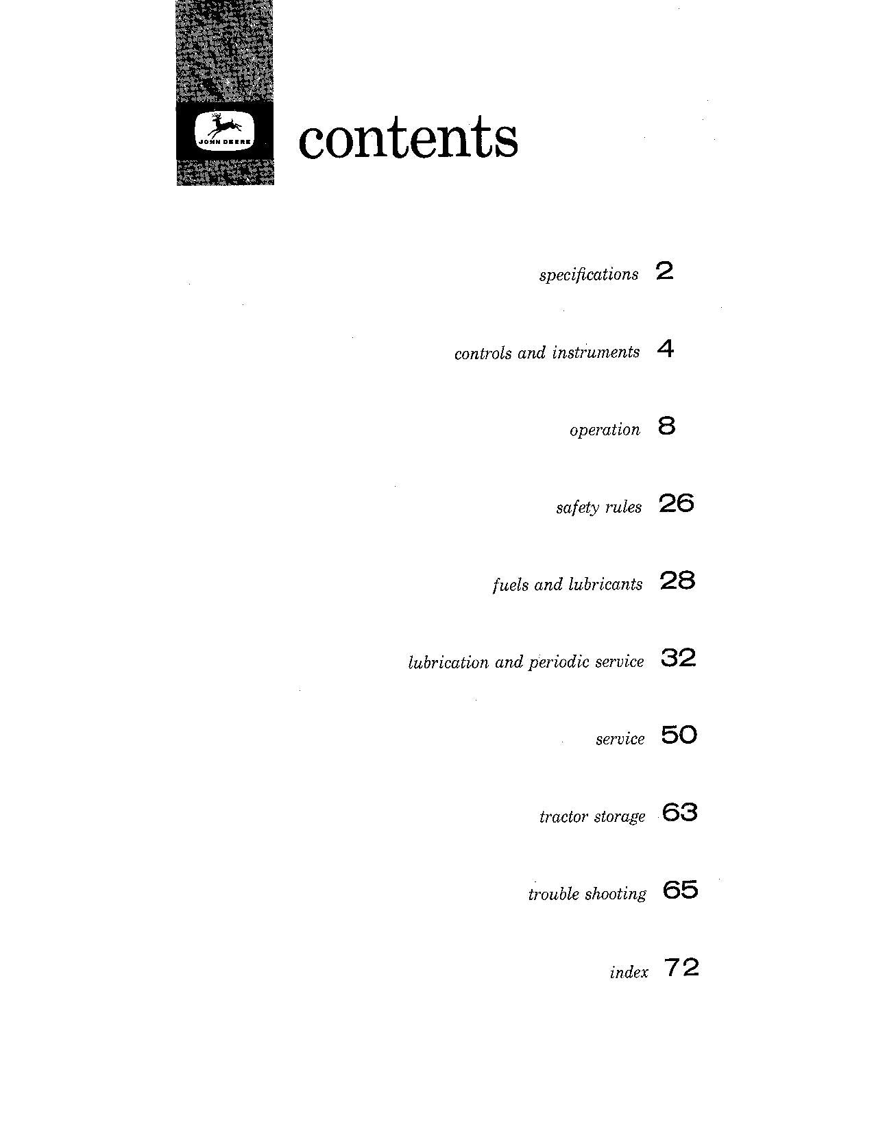 JOHN DEERE 8010 TRACTOR OPERATORS MANUAL