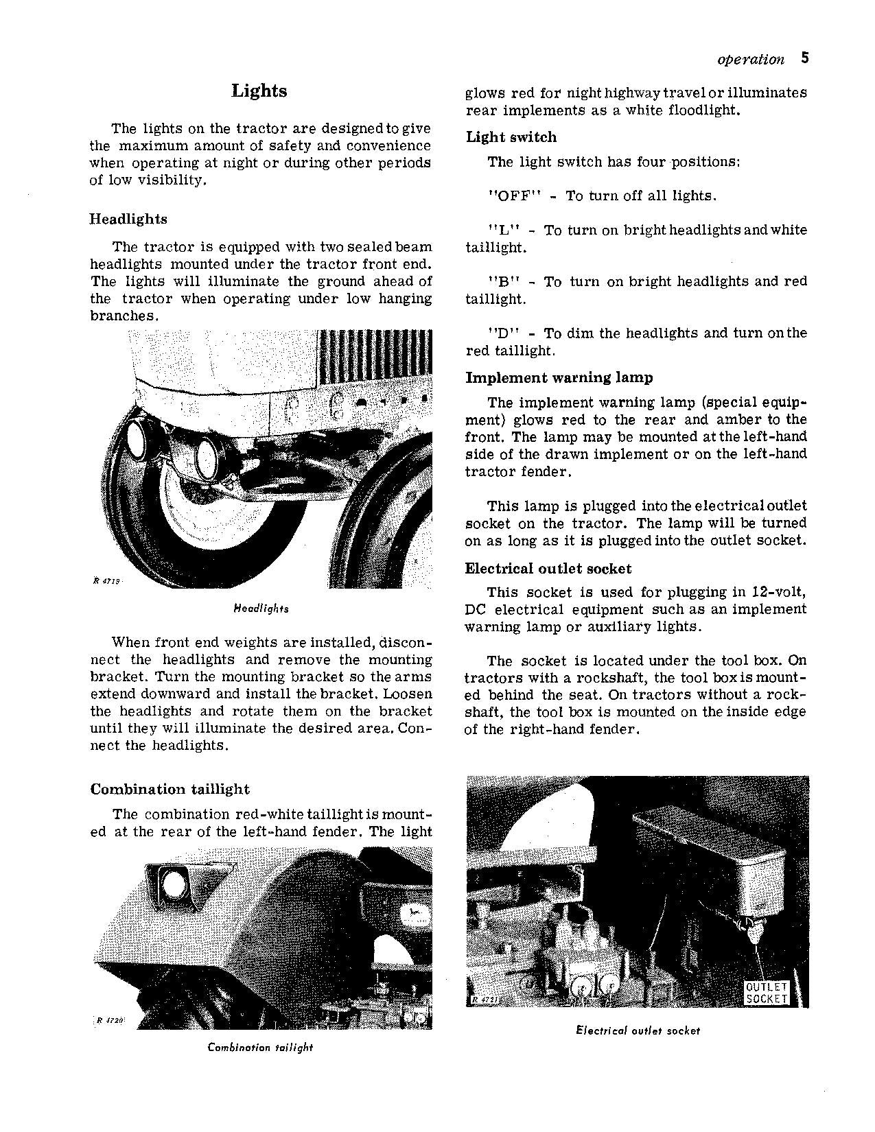 JOHN DEERE 3010 TRACTOR OPERATORS MANUAL OMR32068