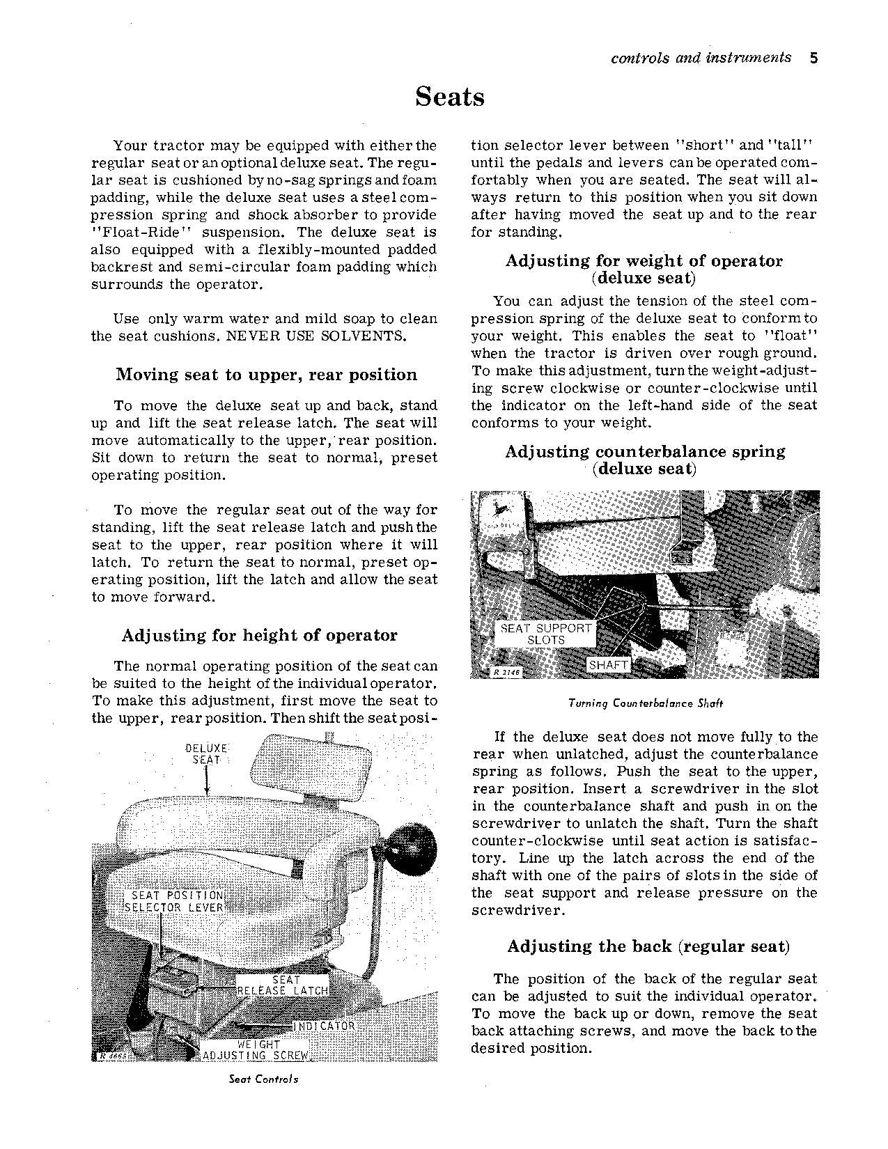 MANUEL D'UTILISATION DU TRACTEUR STANDARD POUR CULTURES EN LIGNE JOHN DEERE 4010 AMÉRIQUE DU NORD