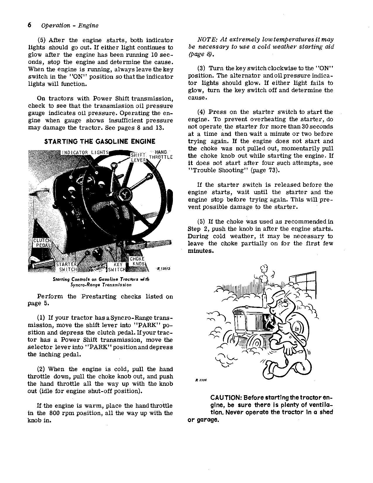 JOHN DEERE 2510 TRAKTOR-BETRIEBSHANDBUCH