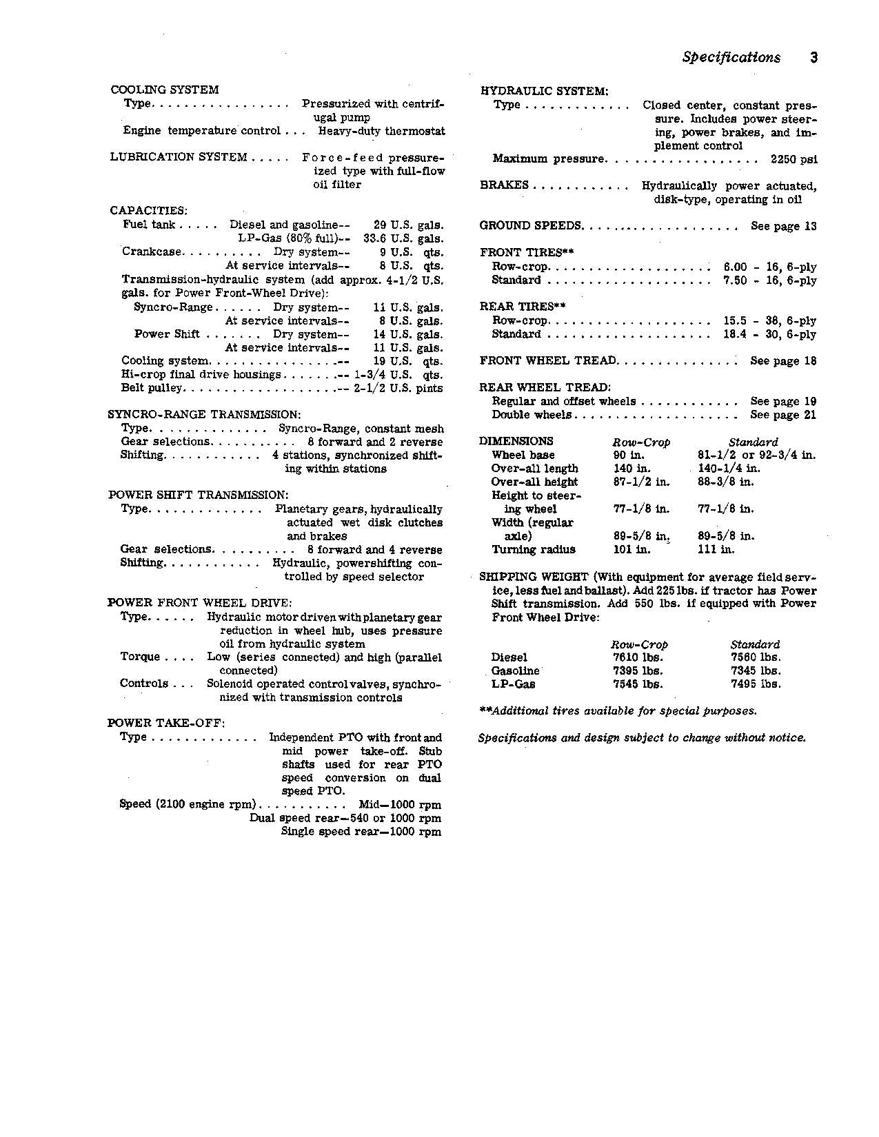 JOHN DEERE 3020 TRACTOR OPERATORS MANUAL 123000-