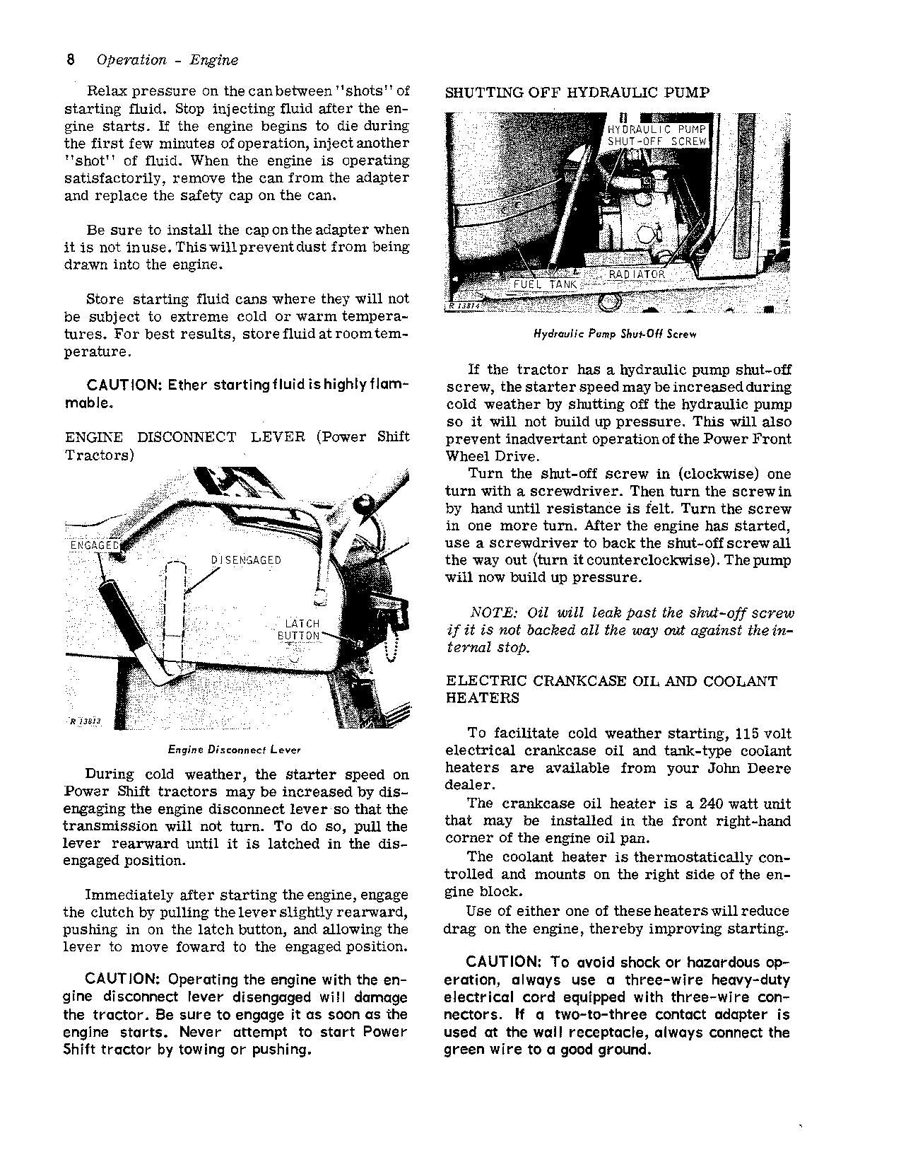 JOHN DEERE 4520 TRACTOR OPERATORS MANUAL