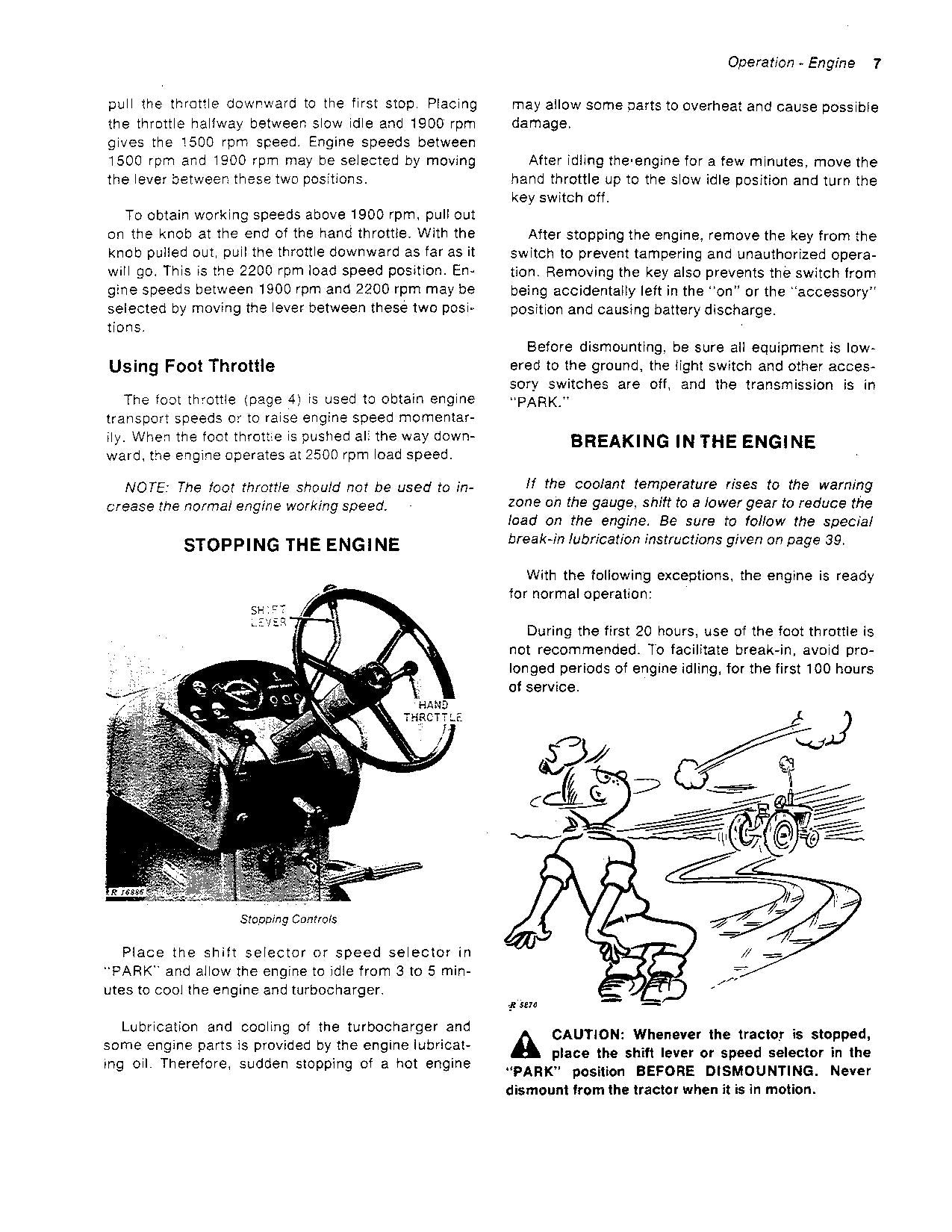 JOHN DEERE 4620 TRACTOR OPERATORS MANUAL