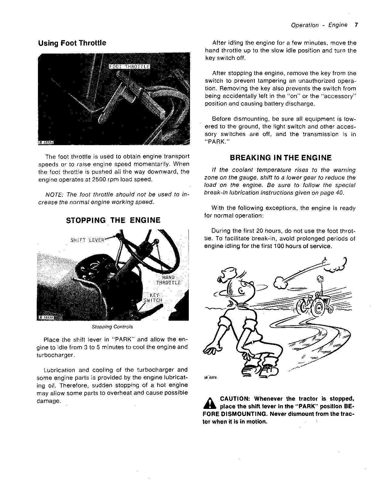 JOHN DEERE 4320 TRACTOR OPERATORS MANUAL