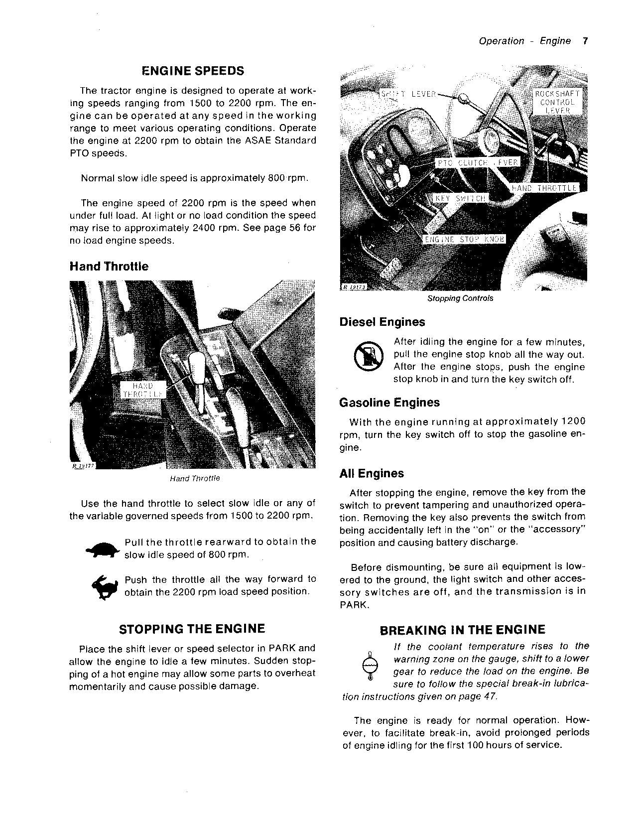 JOHN DEERE 4230 TRACTOR OPERATORS MANUAL 000000-012999