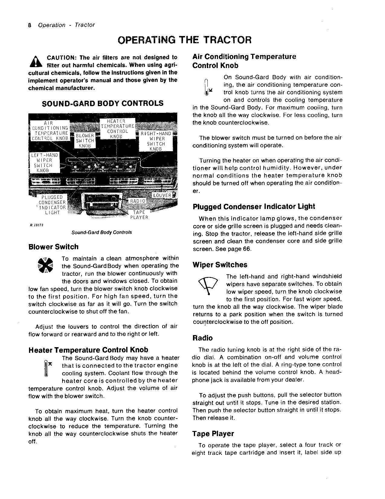 JOHN DEERE 4230 TRACTOR OPERATORS MANUAL 000000-012999