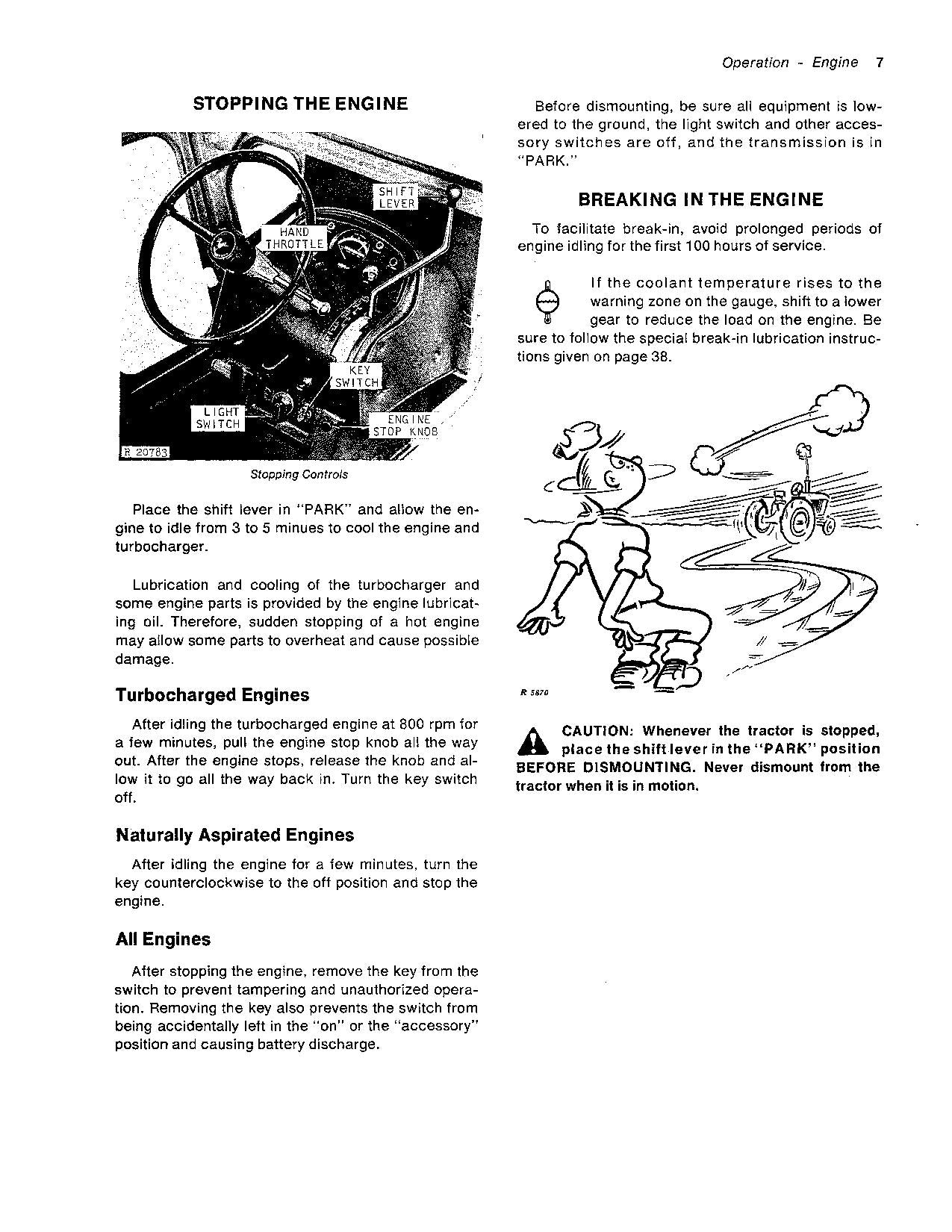 JOHN DEERE 6030 TRACTOR OPERATORS MANUAL