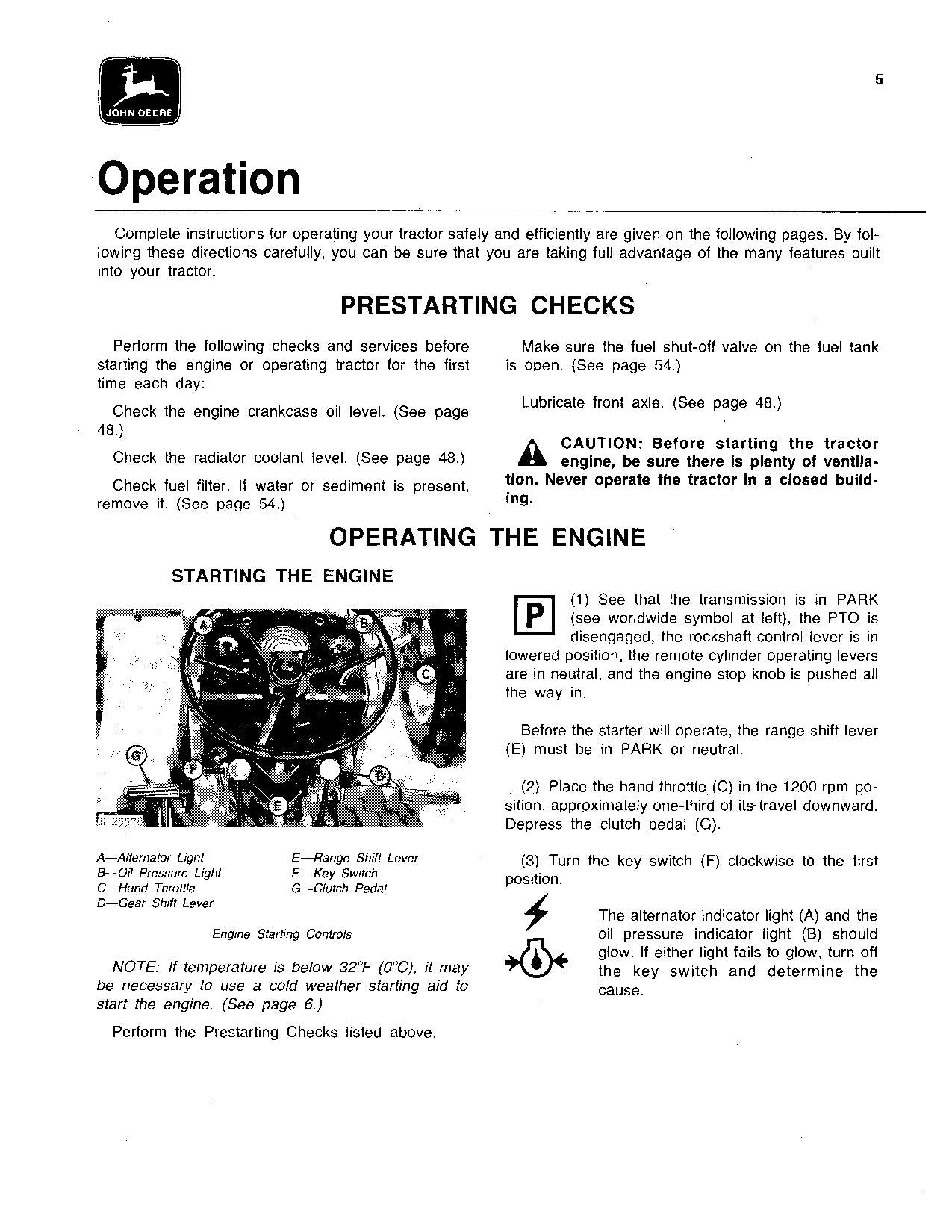 JOHN DEERE 2440 2640 TRACTOR OPERATORS MANUAL 0-340999