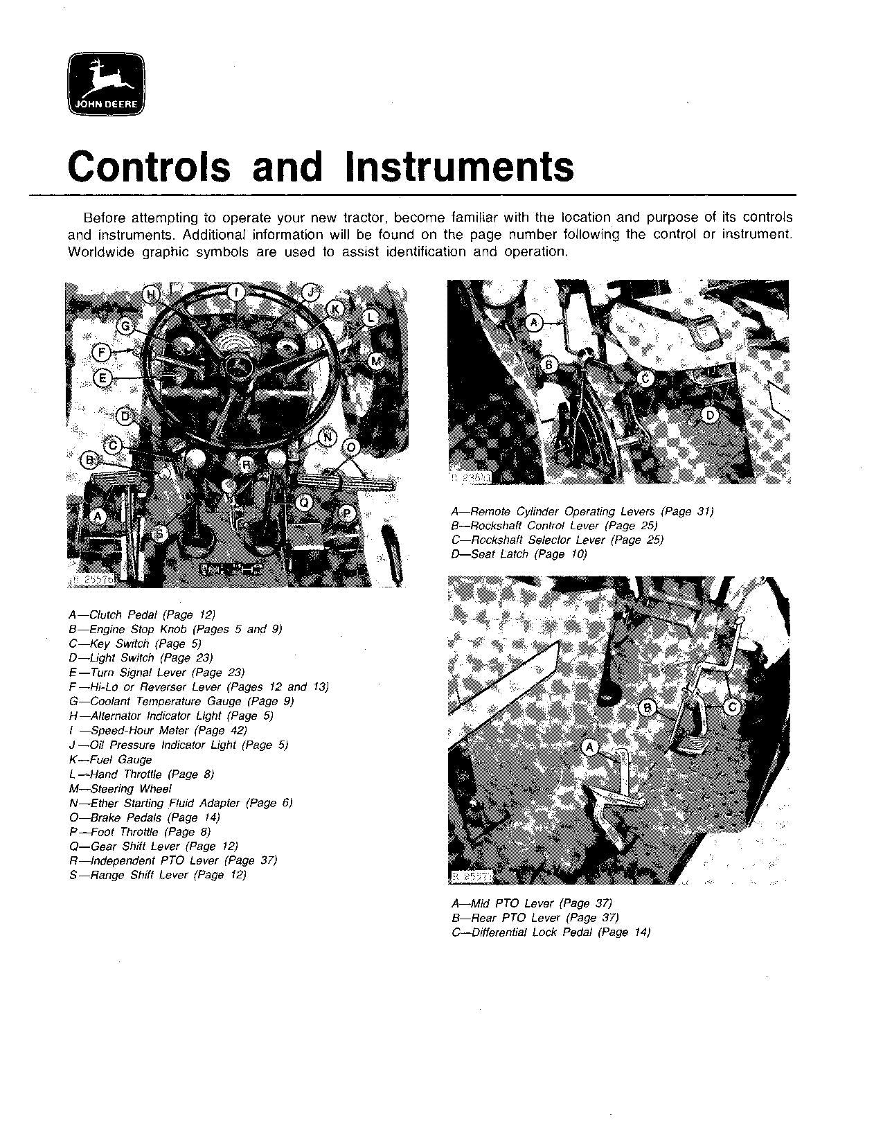 JOHN DEERE 2440 2640 TRACTOR OPERATORS MANUAL 0-340999