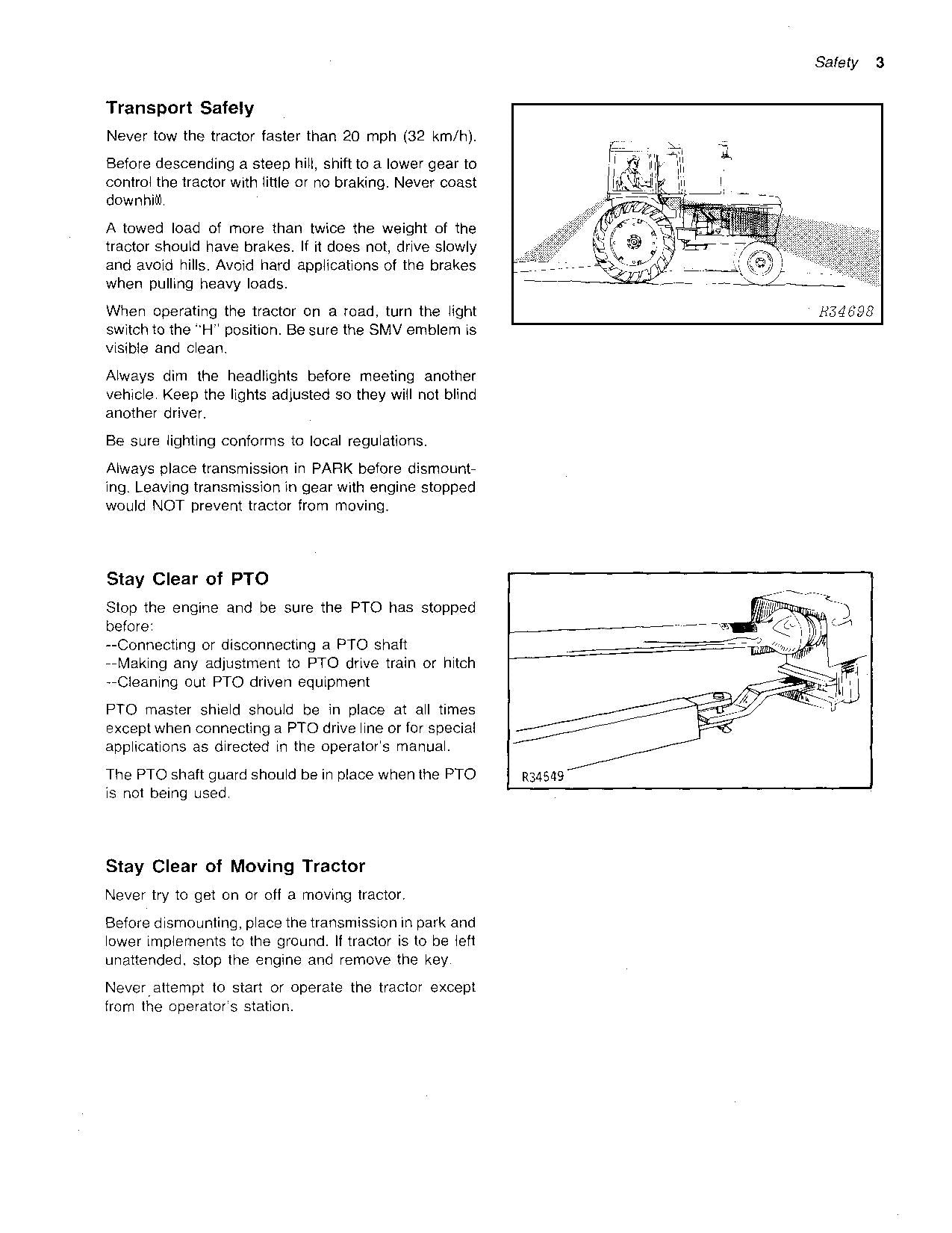 MANUEL D'UTILISATION DU TRACTEUR JOHN DEERE 4640 4840