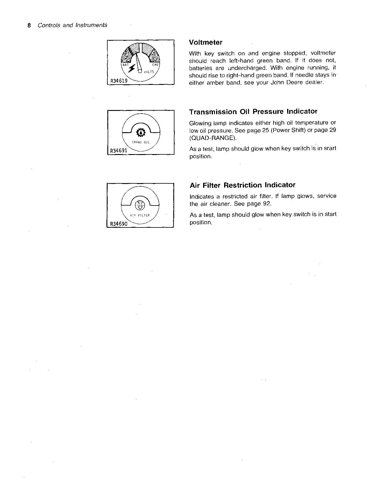 MANUEL D'UTILISATION DU TRACTEUR JOHN DEERE 4640 4840